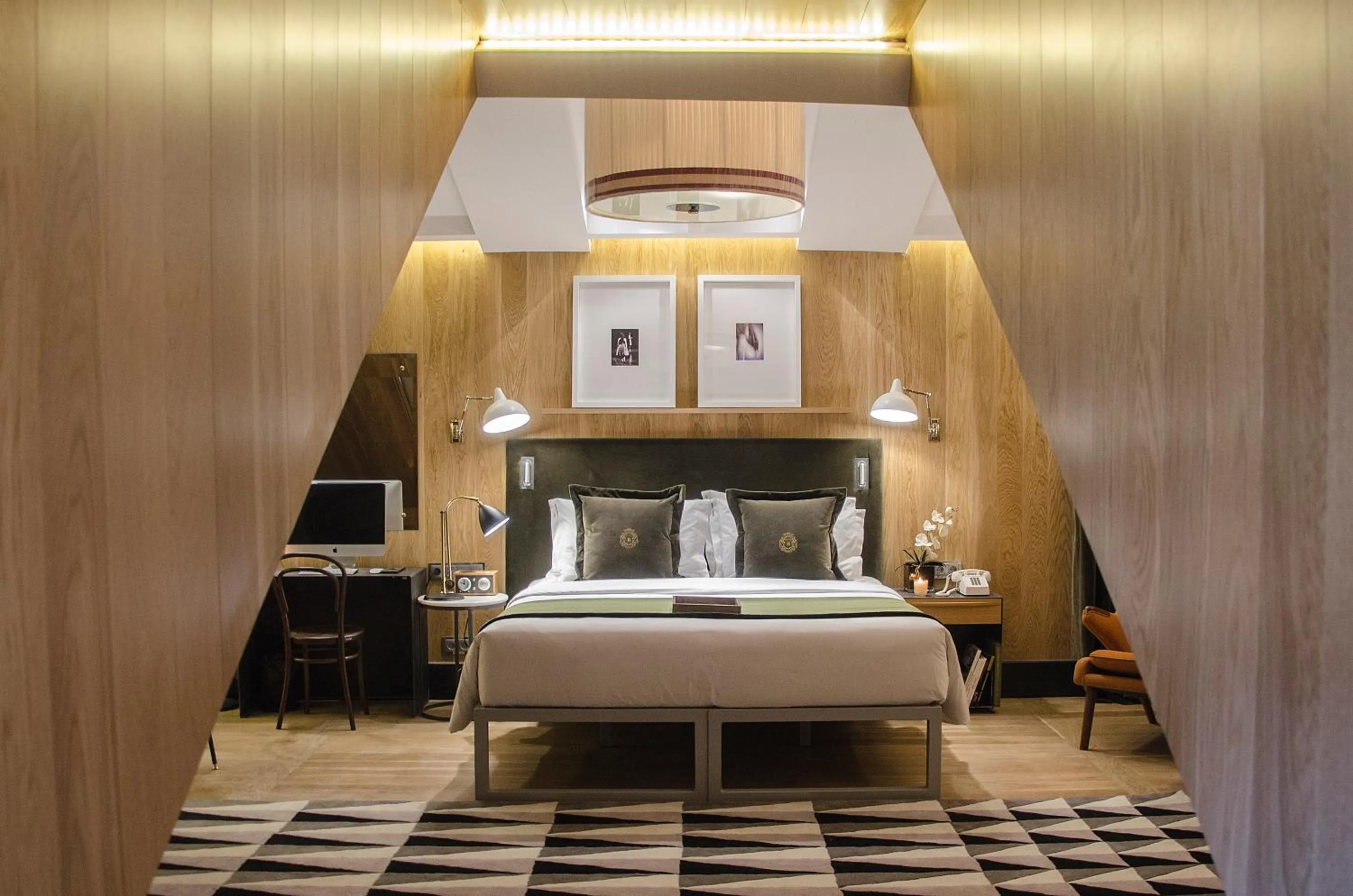 Bed in Browns Central Hotel