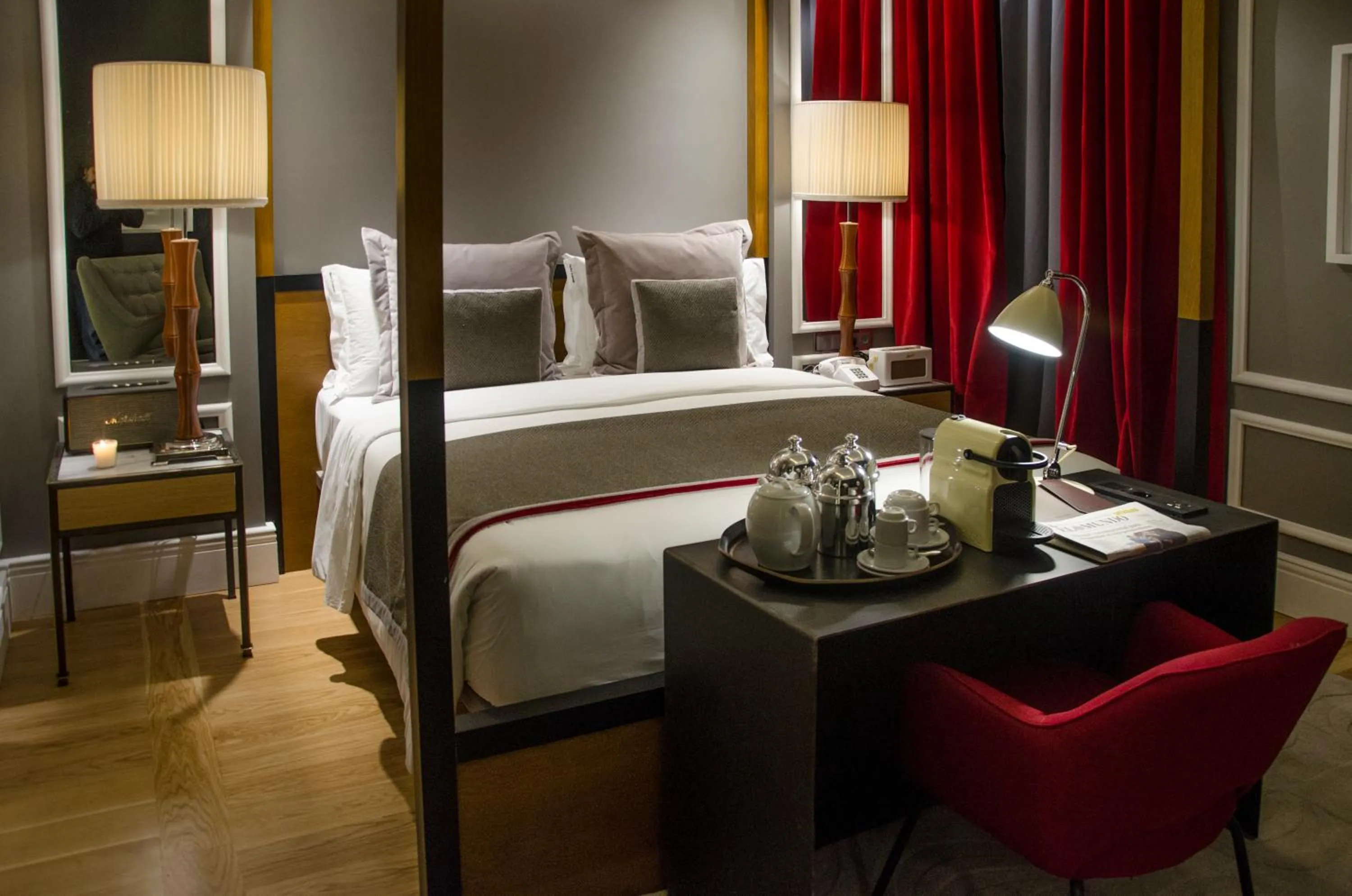 Bed in Browns Central Hotel