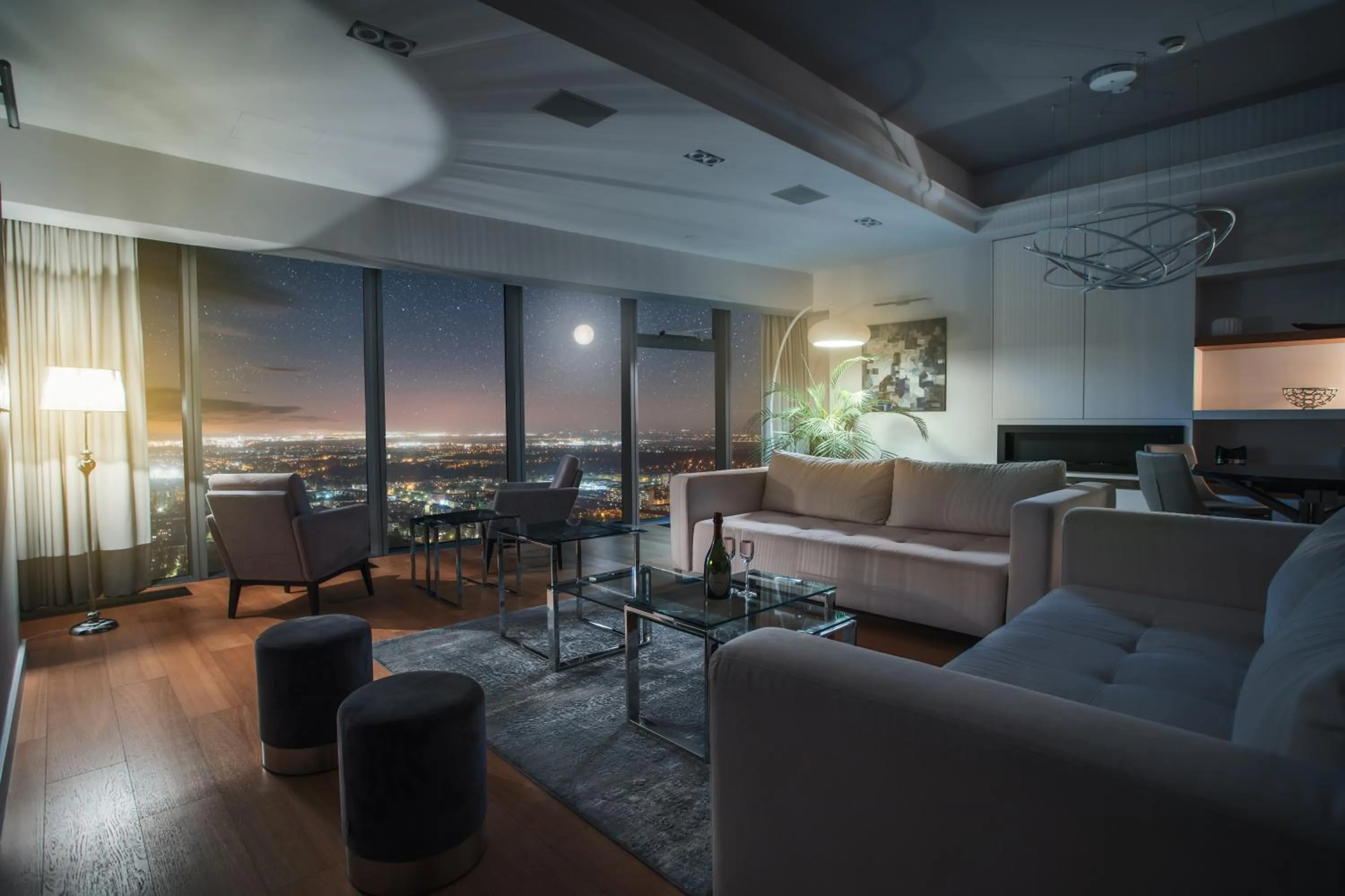 Bird's eye view in In The Sky - Apartamenty w Sky Tower