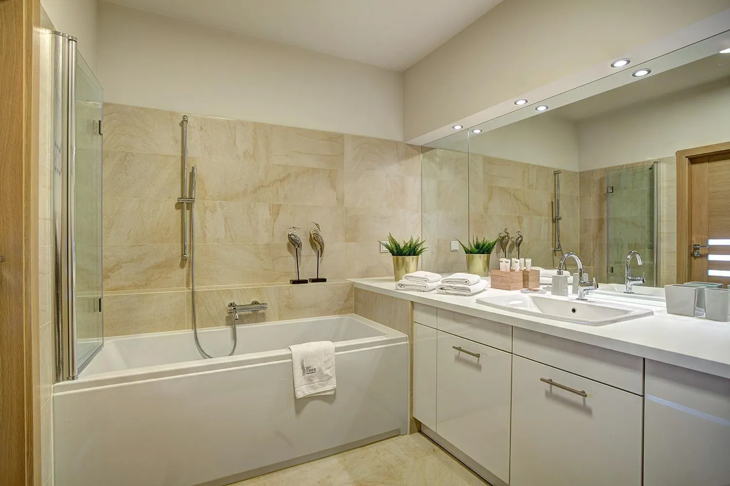 Bathroom in In The Sky - Apartamenty w Sky Tower