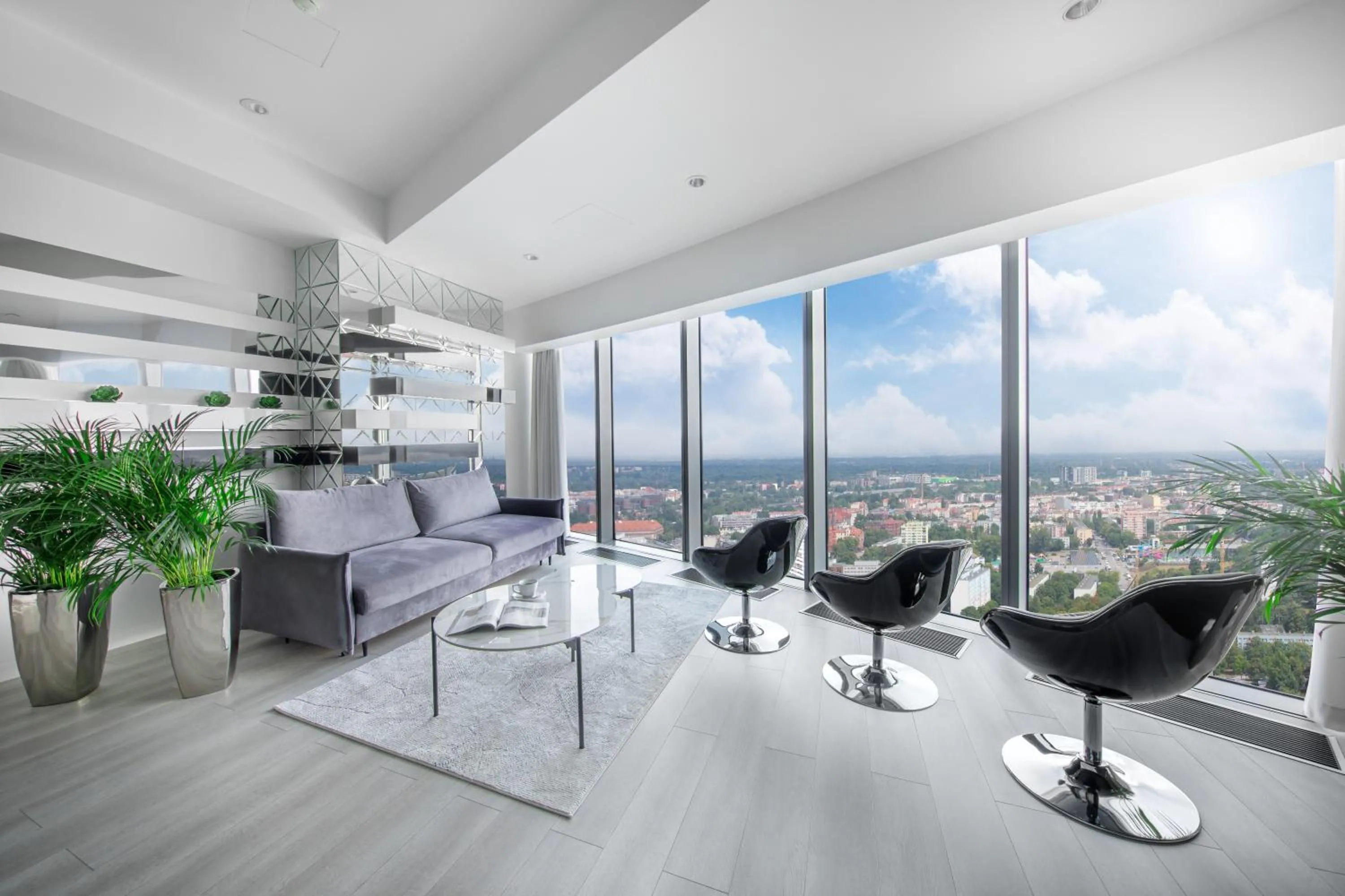 Bird's eye view in In The Sky - Apartamenty w Sky Tower