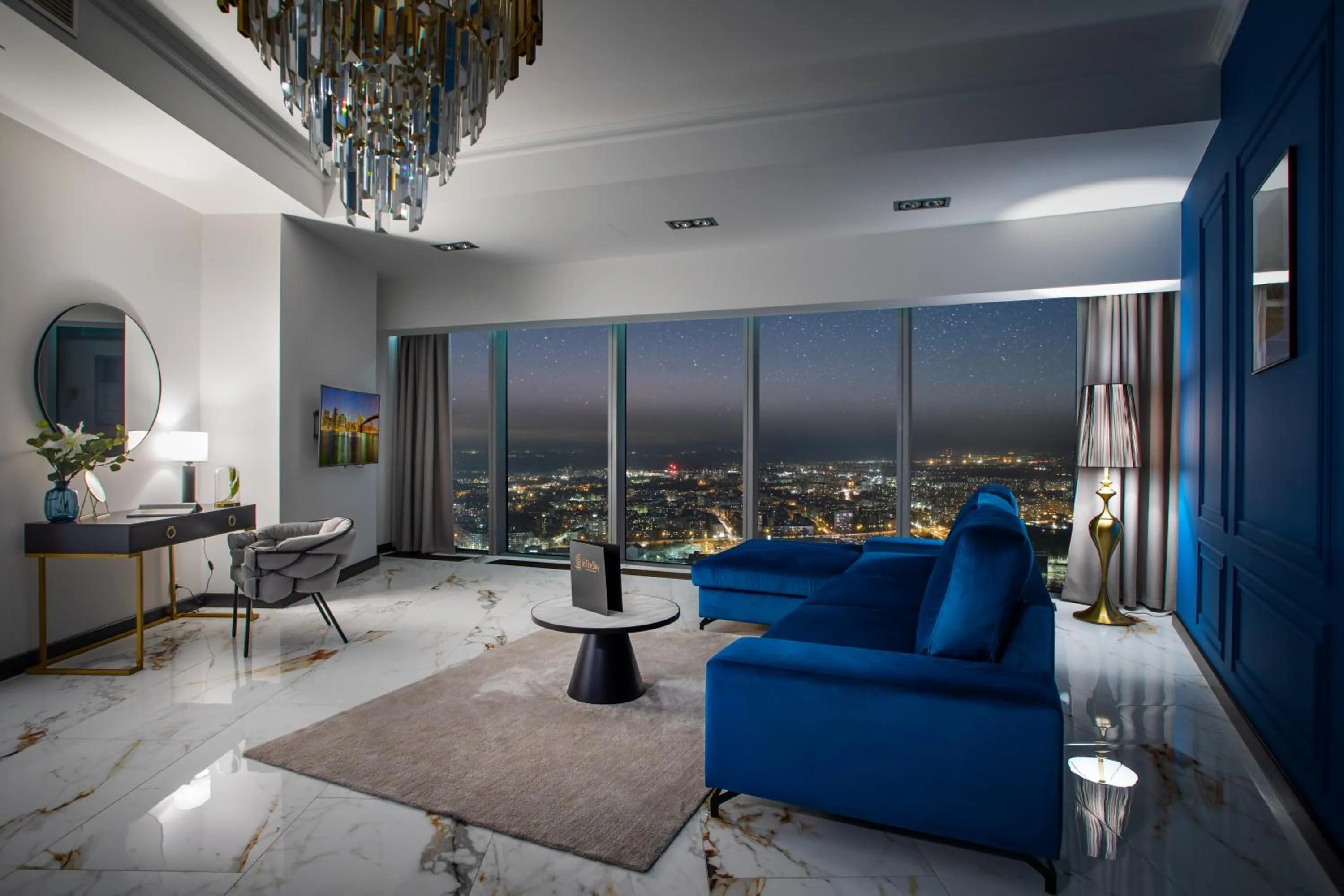 Bird's eye view in In The Sky - Apartamenty w Sky Tower