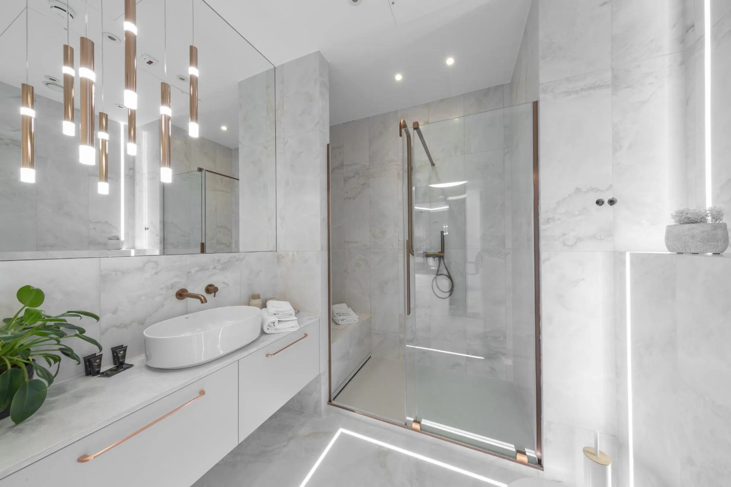 Bathroom in In The Sky - Apartamenty w Sky Tower