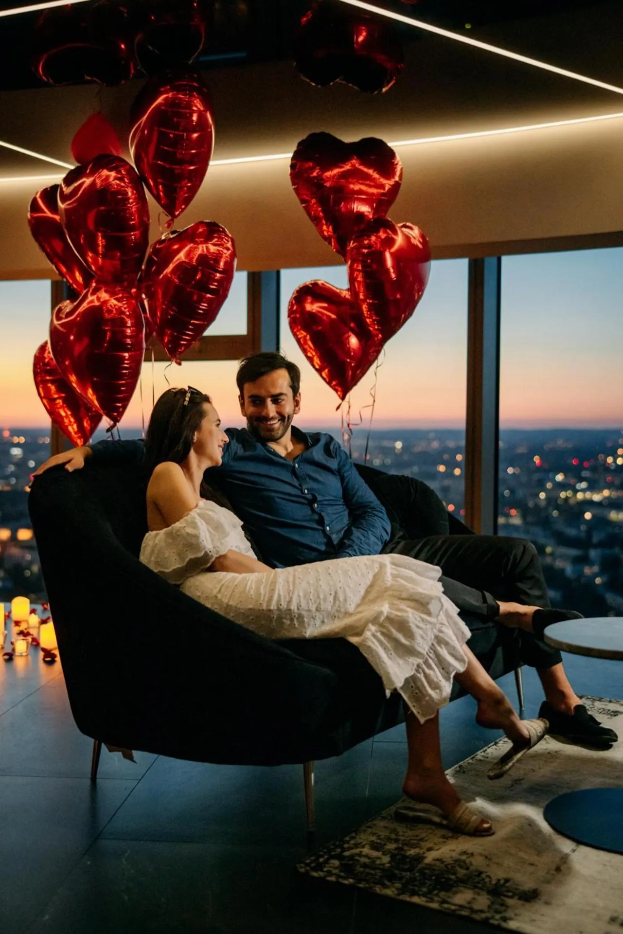 Seating area in In The Sky - Apartamenty w Sky Tower