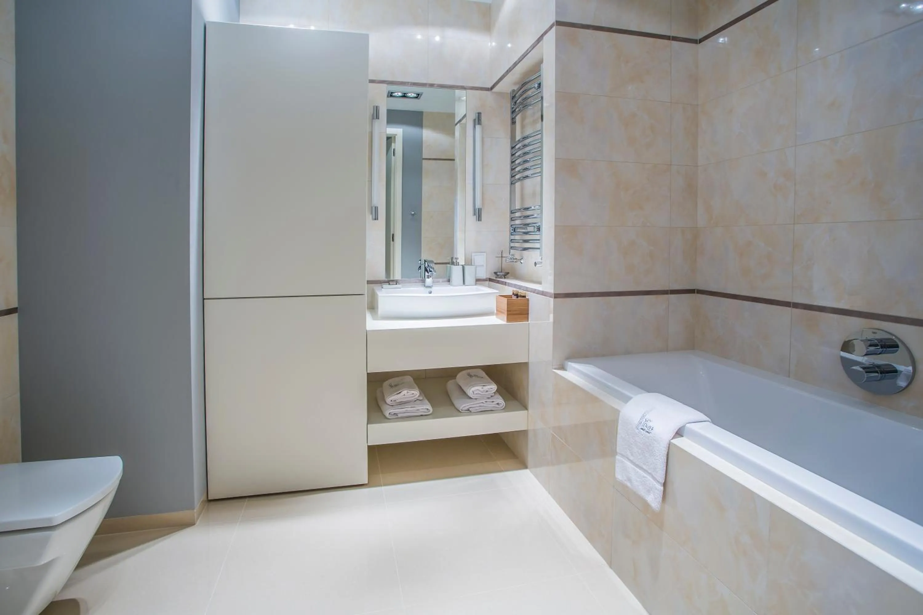 Bathroom in In The Sky - Apartamenty w Sky Tower