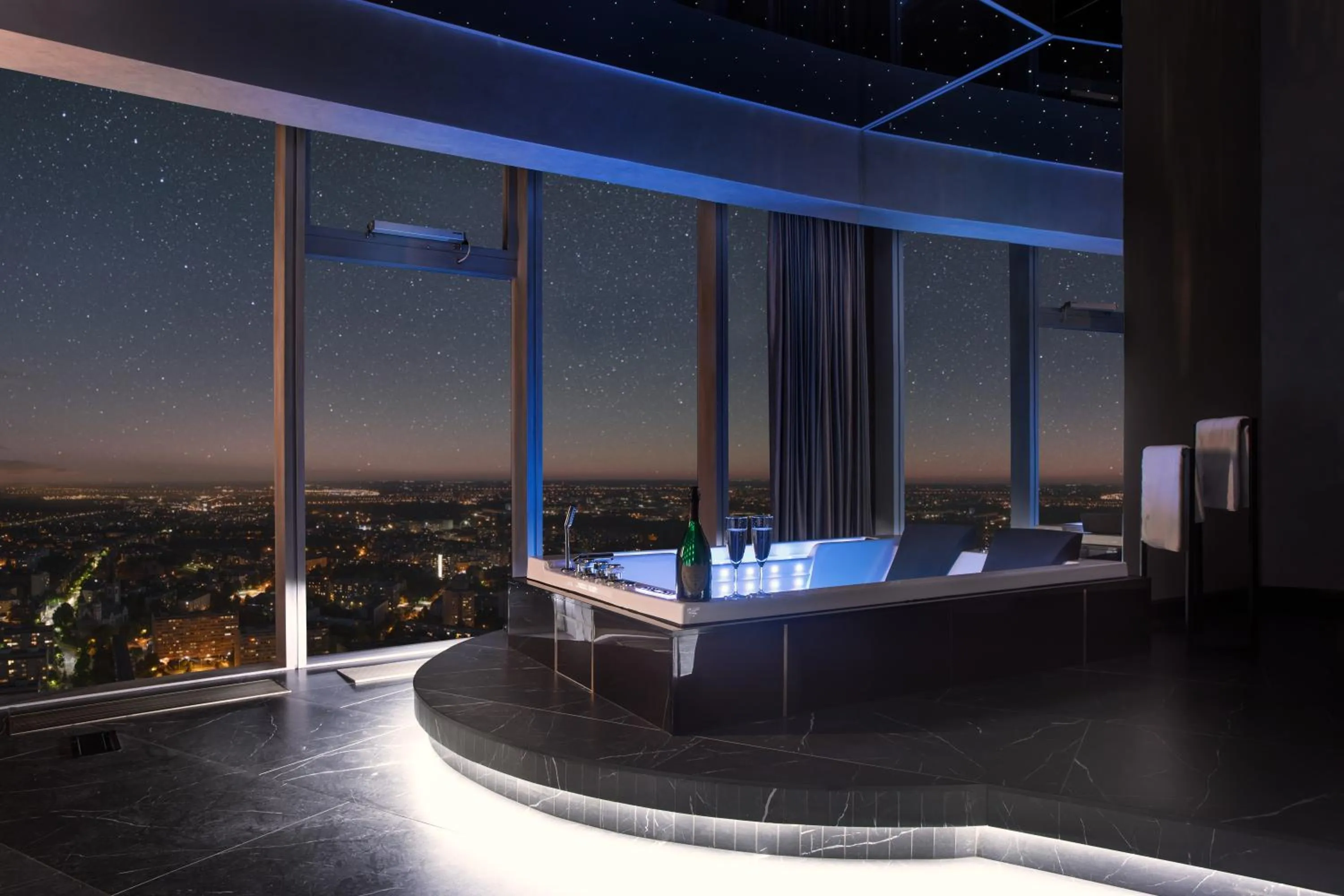 Night in In The Sky - Apartamenty w Sky Tower