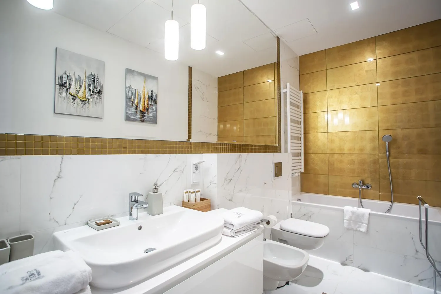 Bathroom in In The Sky - Apartamenty w Sky Tower