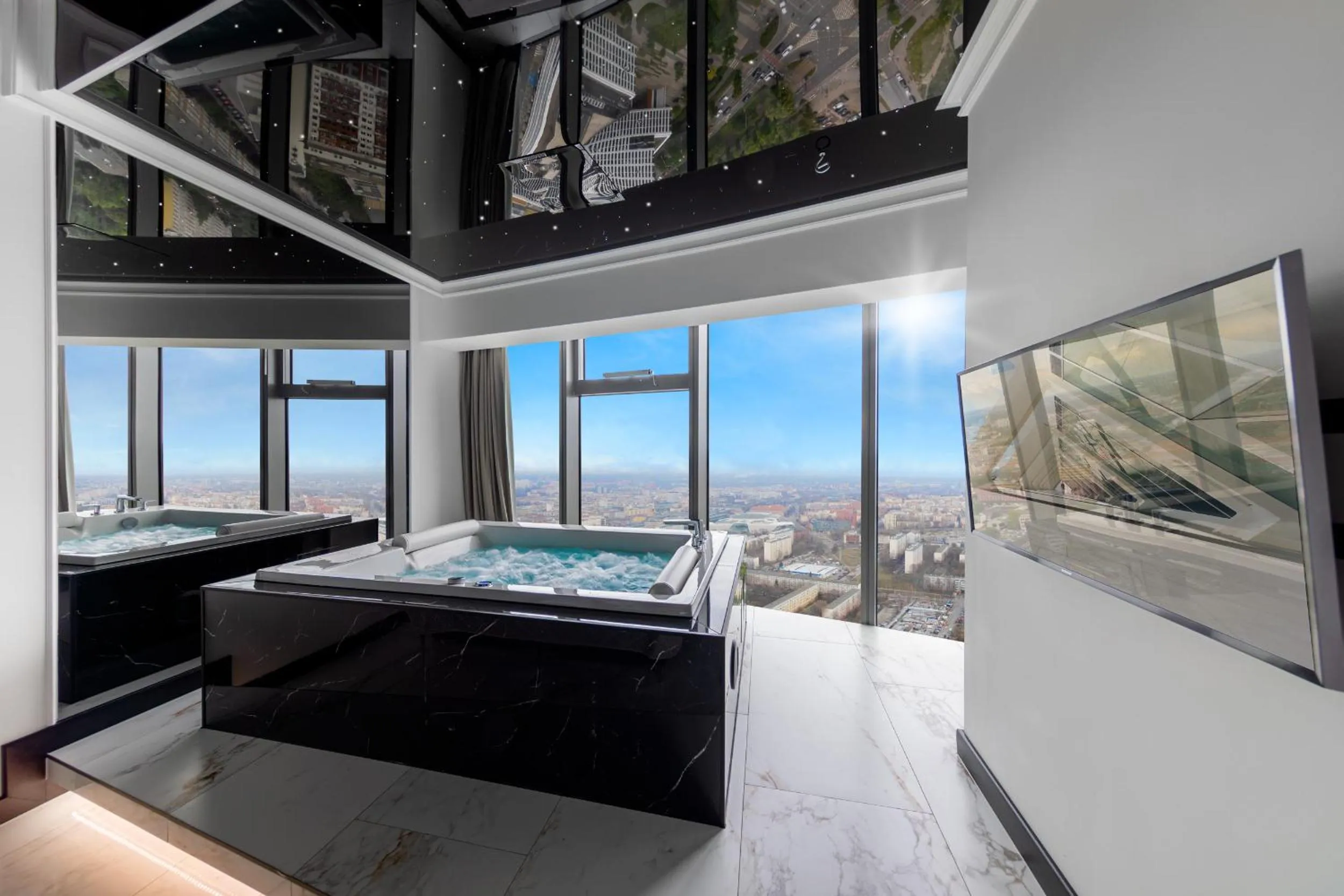 Bedroom in In The Sky - Apartamenty w Sky Tower