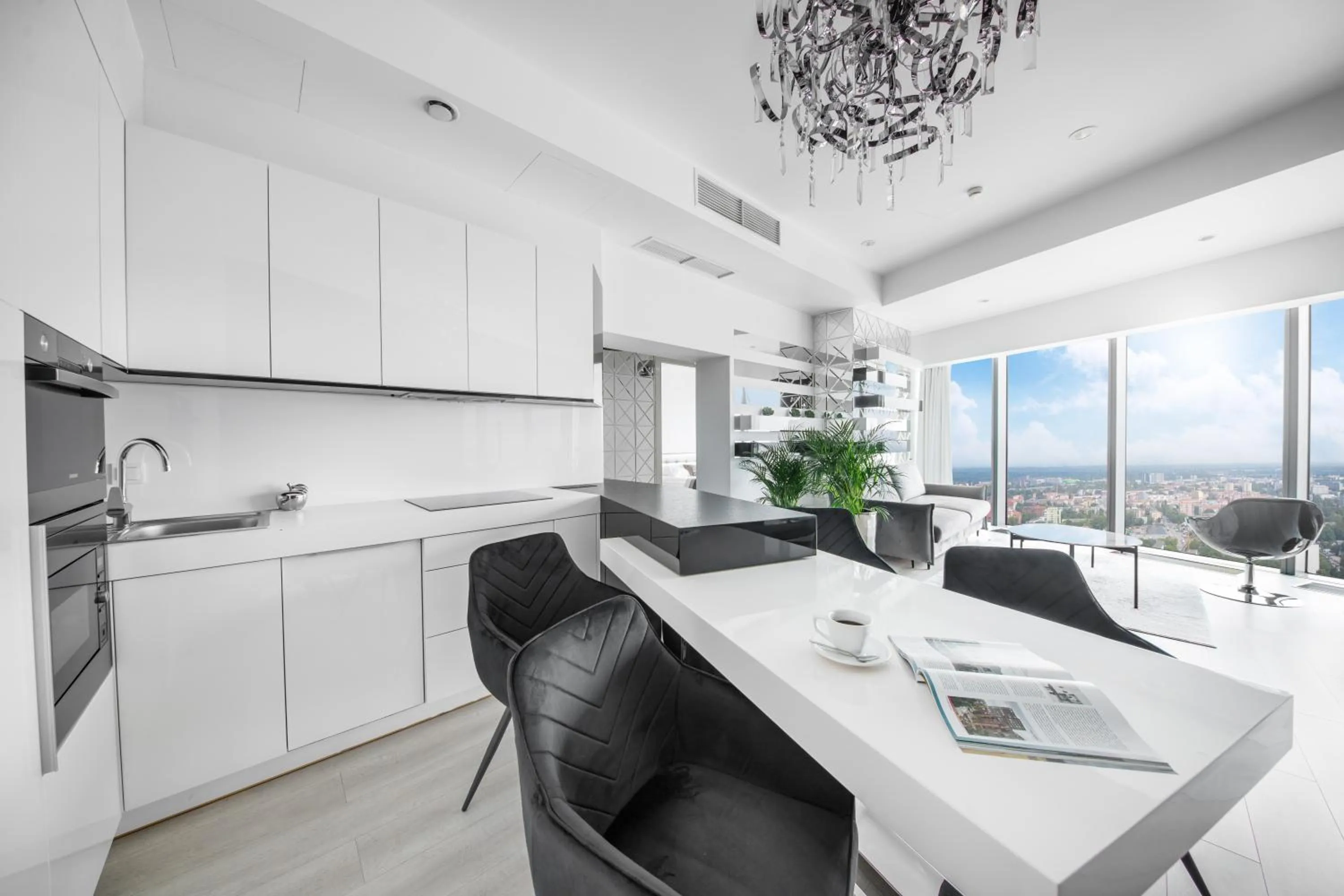 Dining area in In The Sky - Apartamenty w Sky Tower