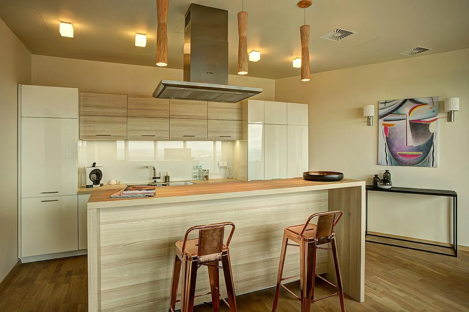 Kitchen or kitchenette in In The Sky - Apartamenty w Sky Tower