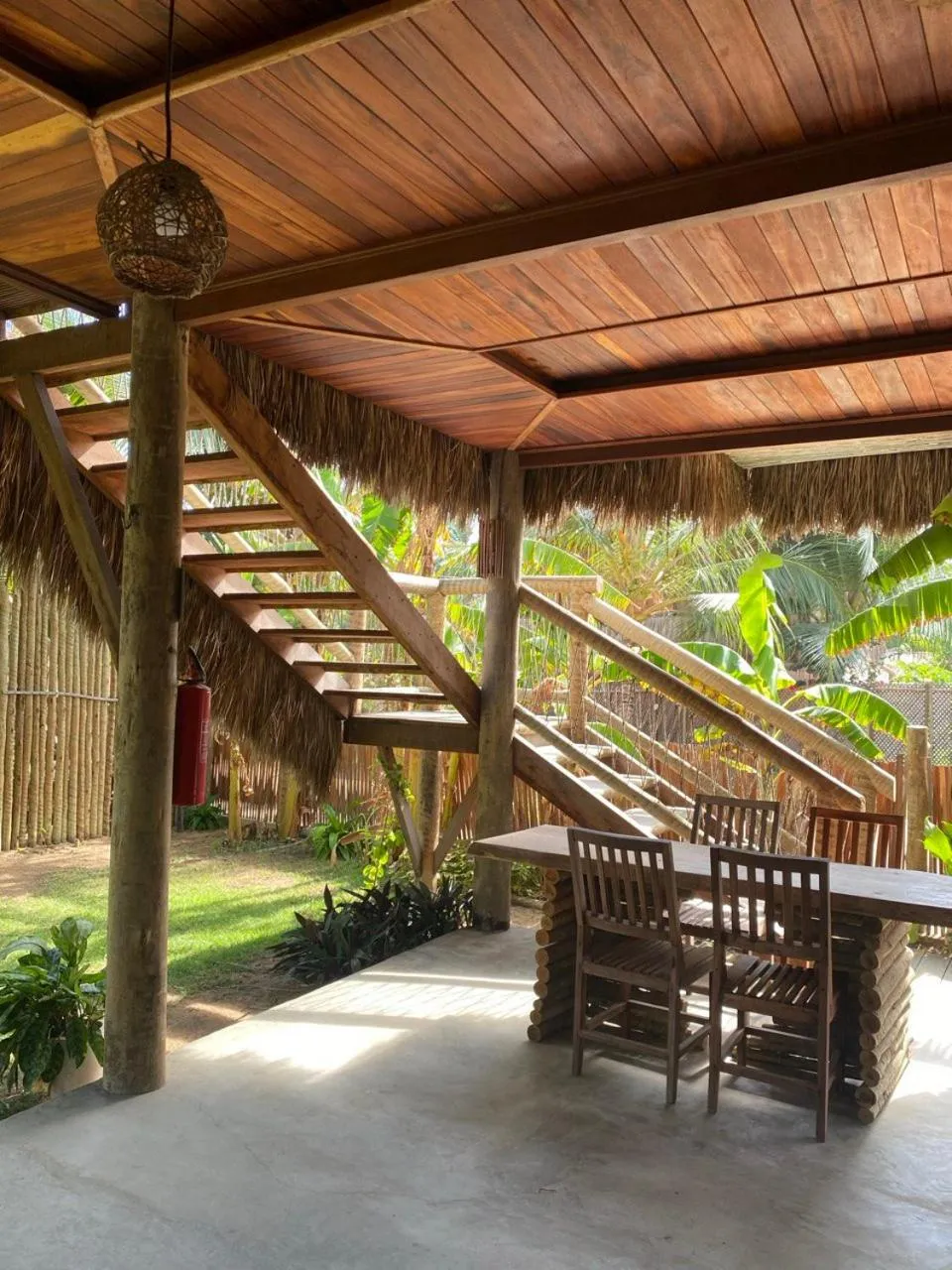 Garden view in Villa Caravelas Praia de Moitas