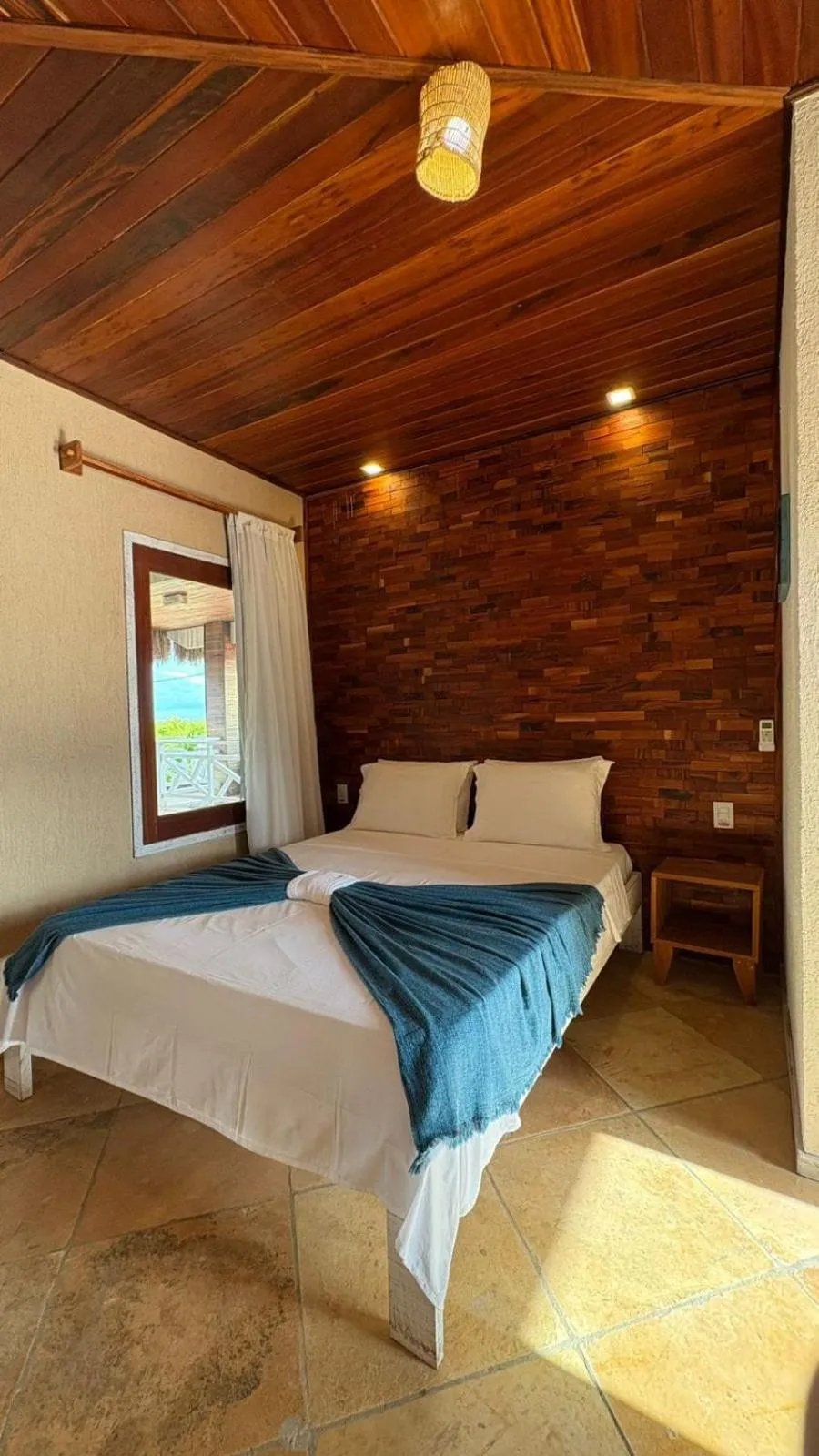 Bed in Villa Caravelas Praia de Moitas