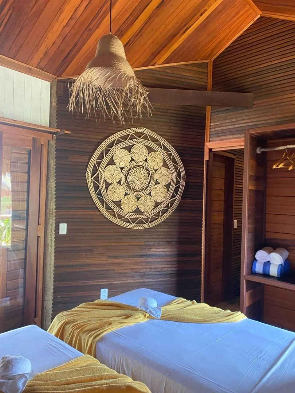 Bed in Villa Caravelas Praia de Moitas