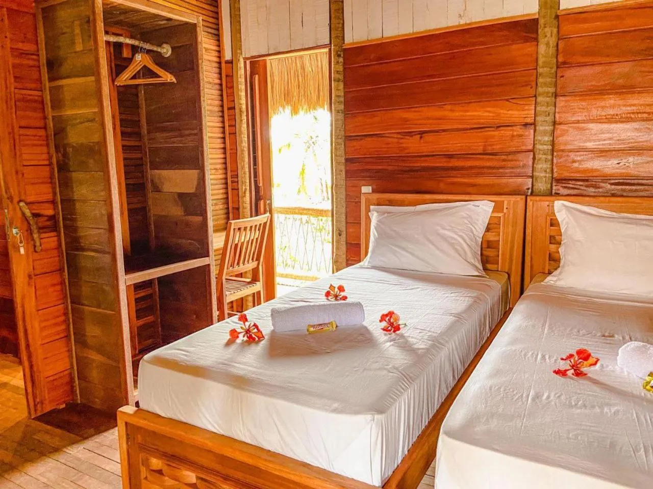 Bed in Villa Caravelas Praia de Moitas