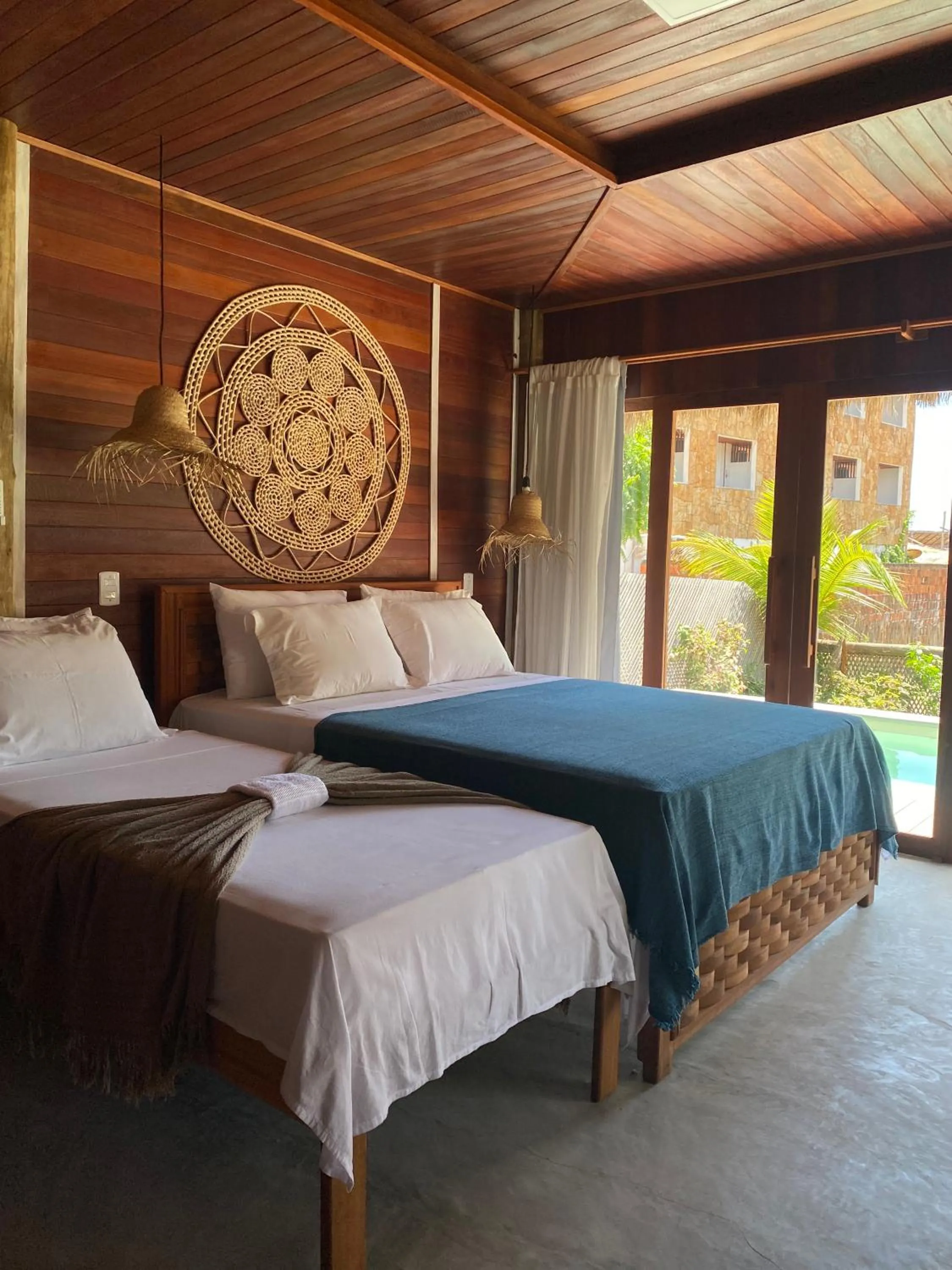 Bed in Villa Caravelas Praia de Moitas