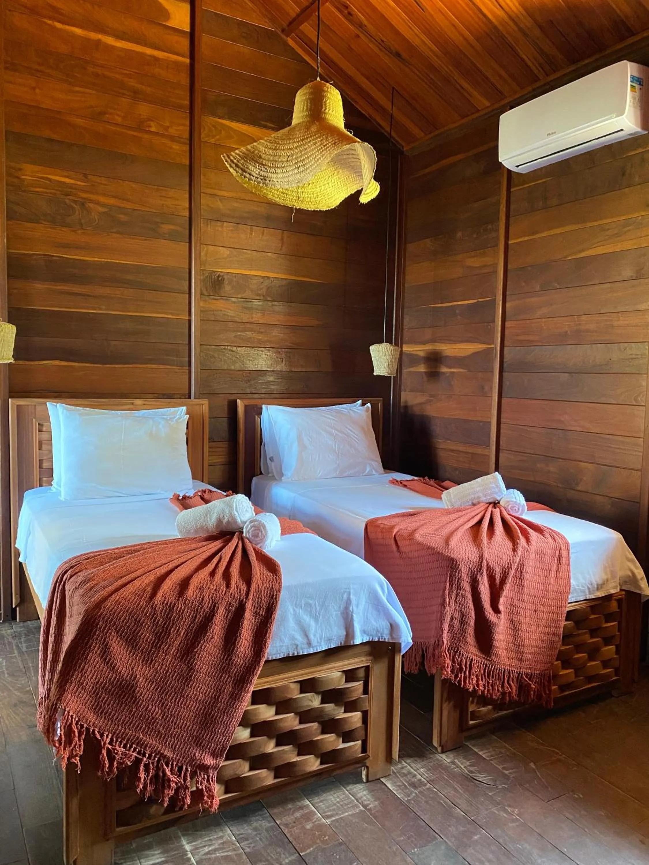 Bed in Villa Caravelas Praia de Moitas