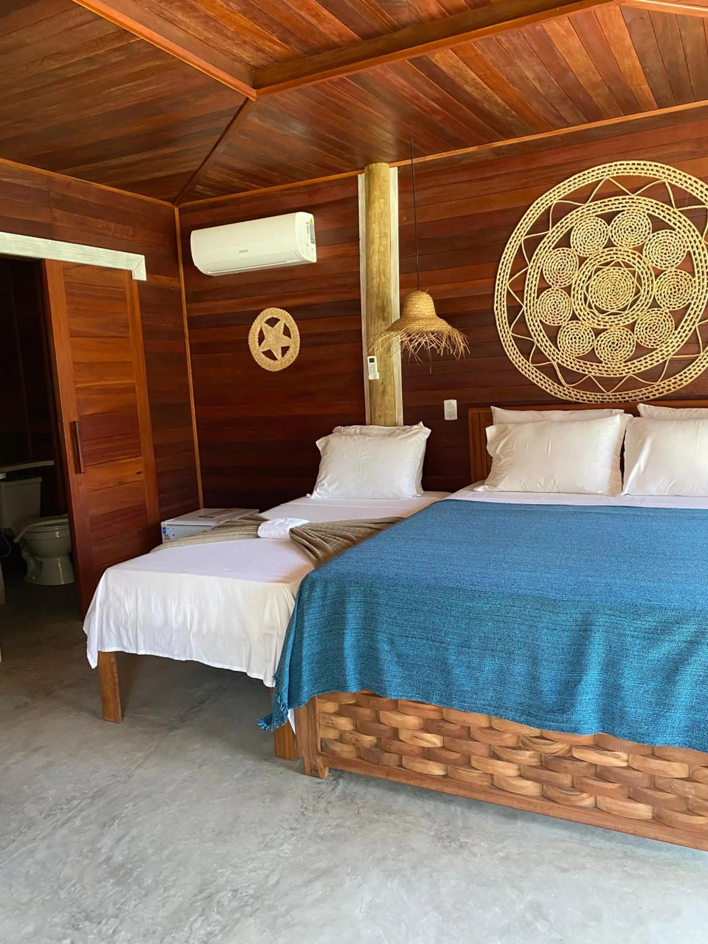 Bed in Villa Caravelas Praia de Moitas