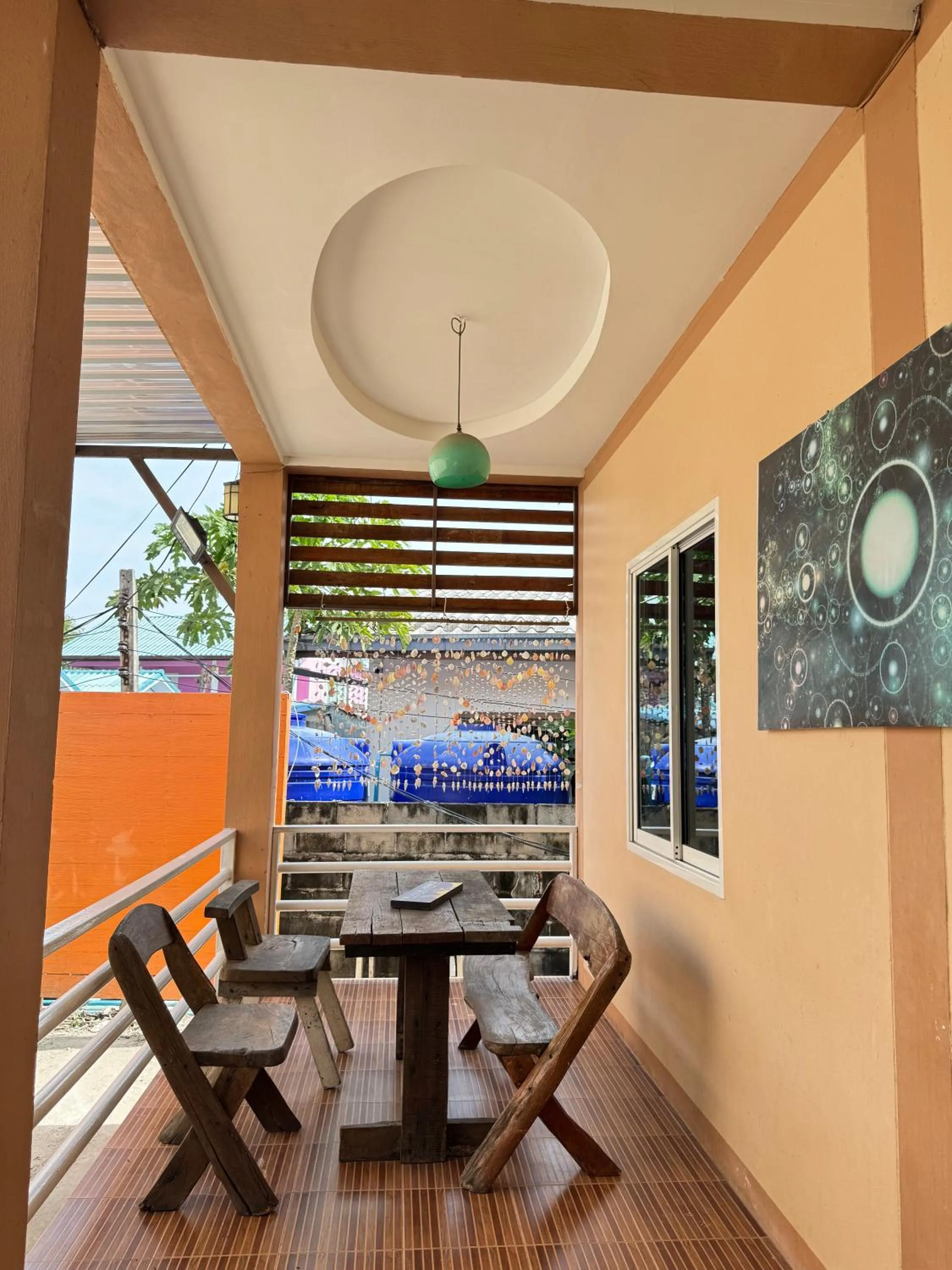 Seating area in Rang Noknoy Resort at Kohlarn