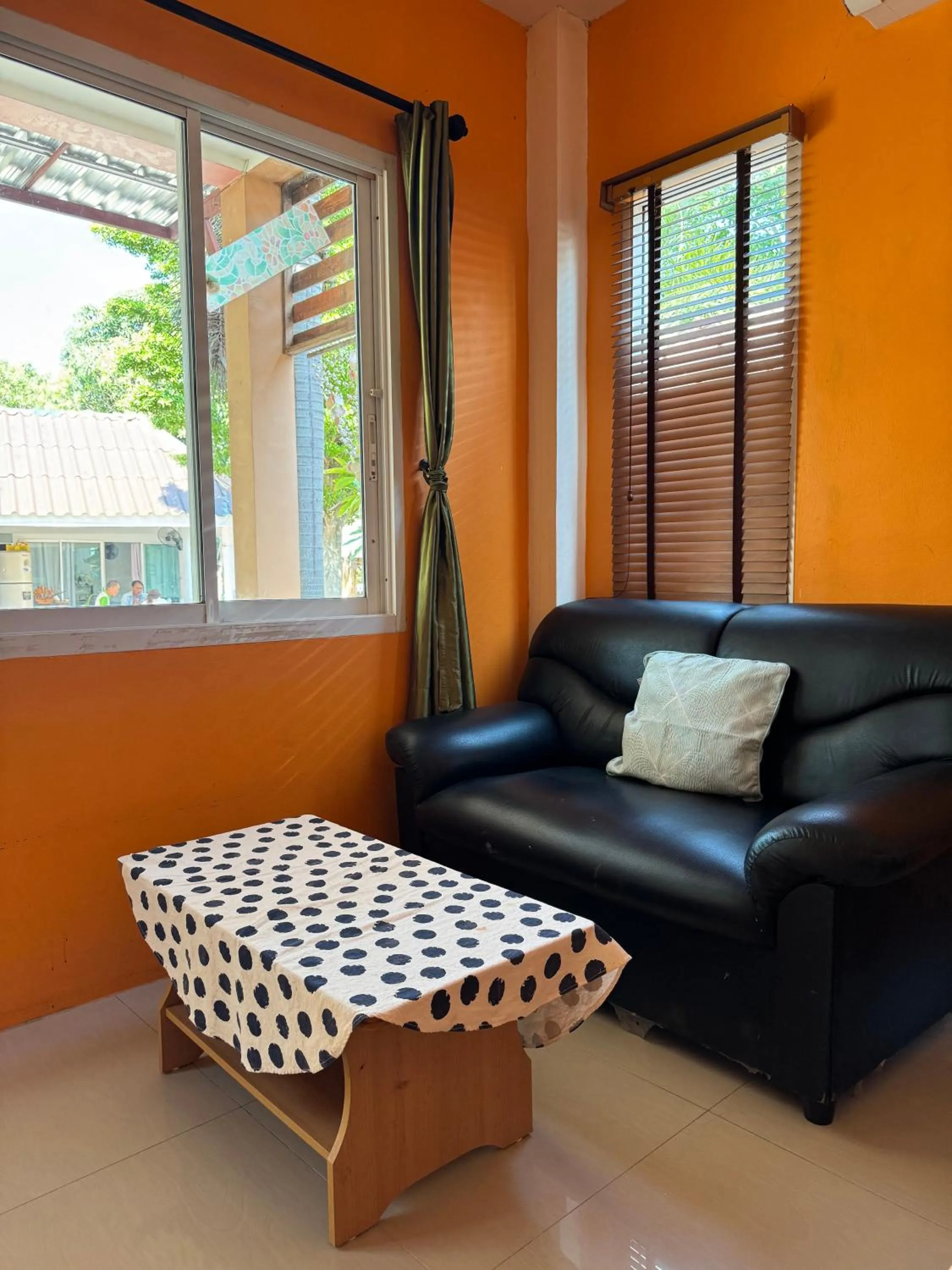 Seating area in Rang Noknoy Resort at Kohlarn