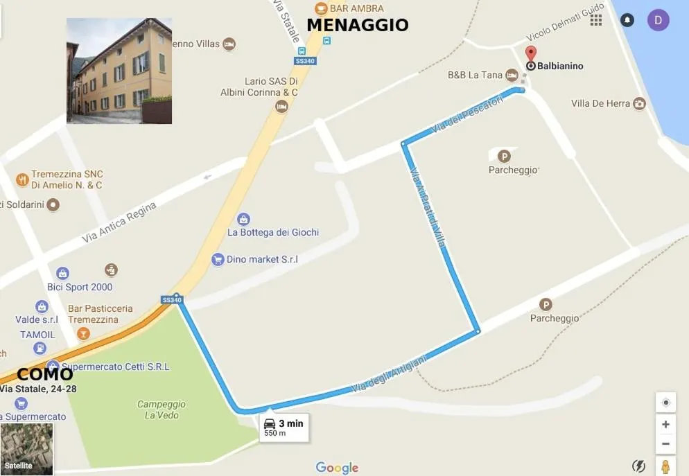 Floor plan in Balbianino