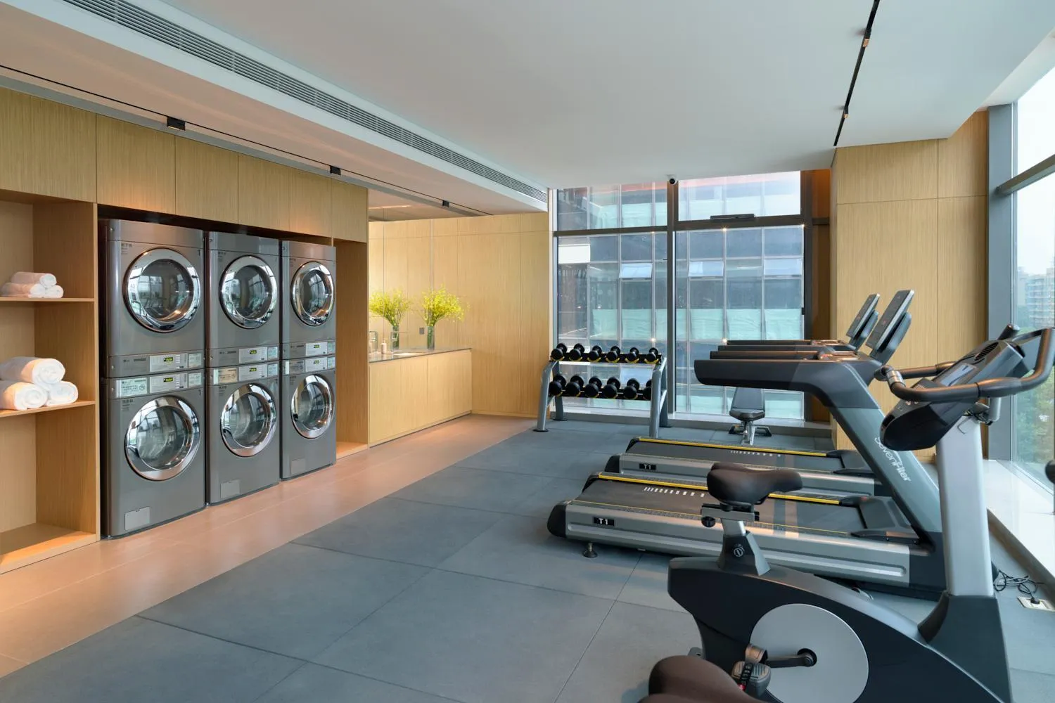Fitness centre/facilities in Pagoda Hotel Hangzhou Binjiang