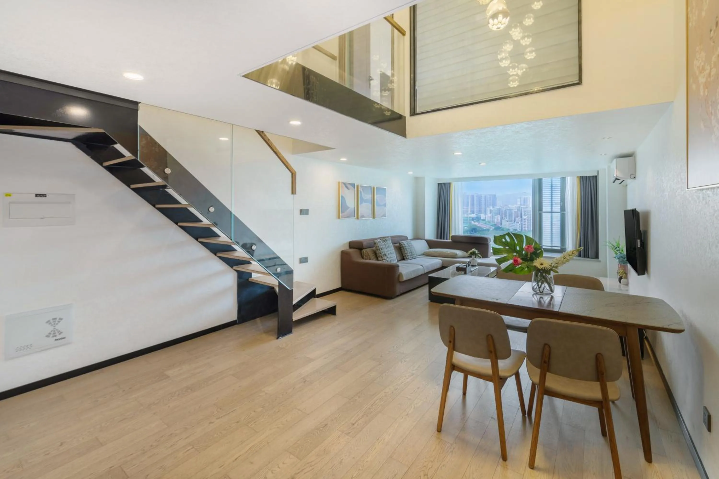 Living room in Xinghe Times Apartment - Shenzhen North Railway Station