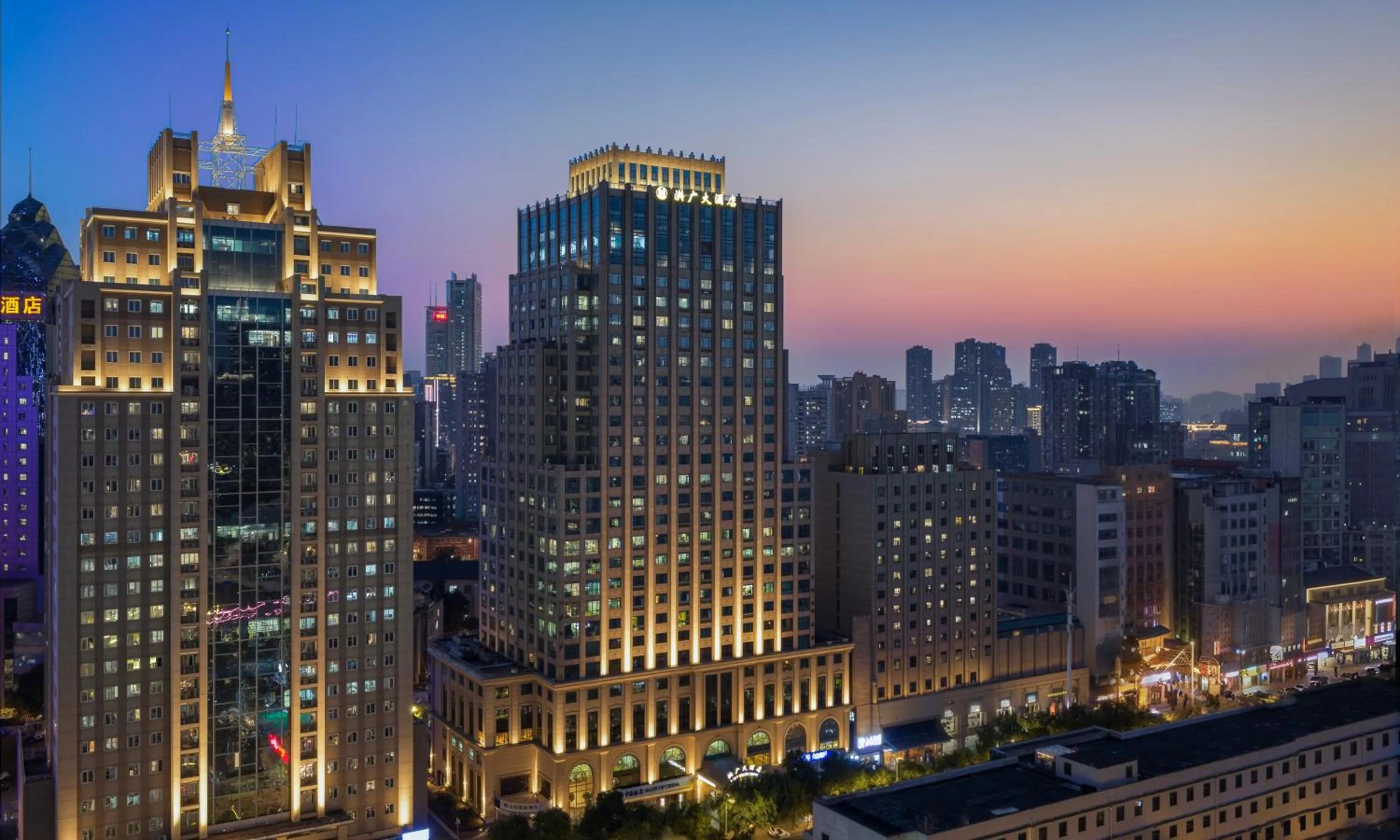 Property building in Wuhan Hongguang Hotel