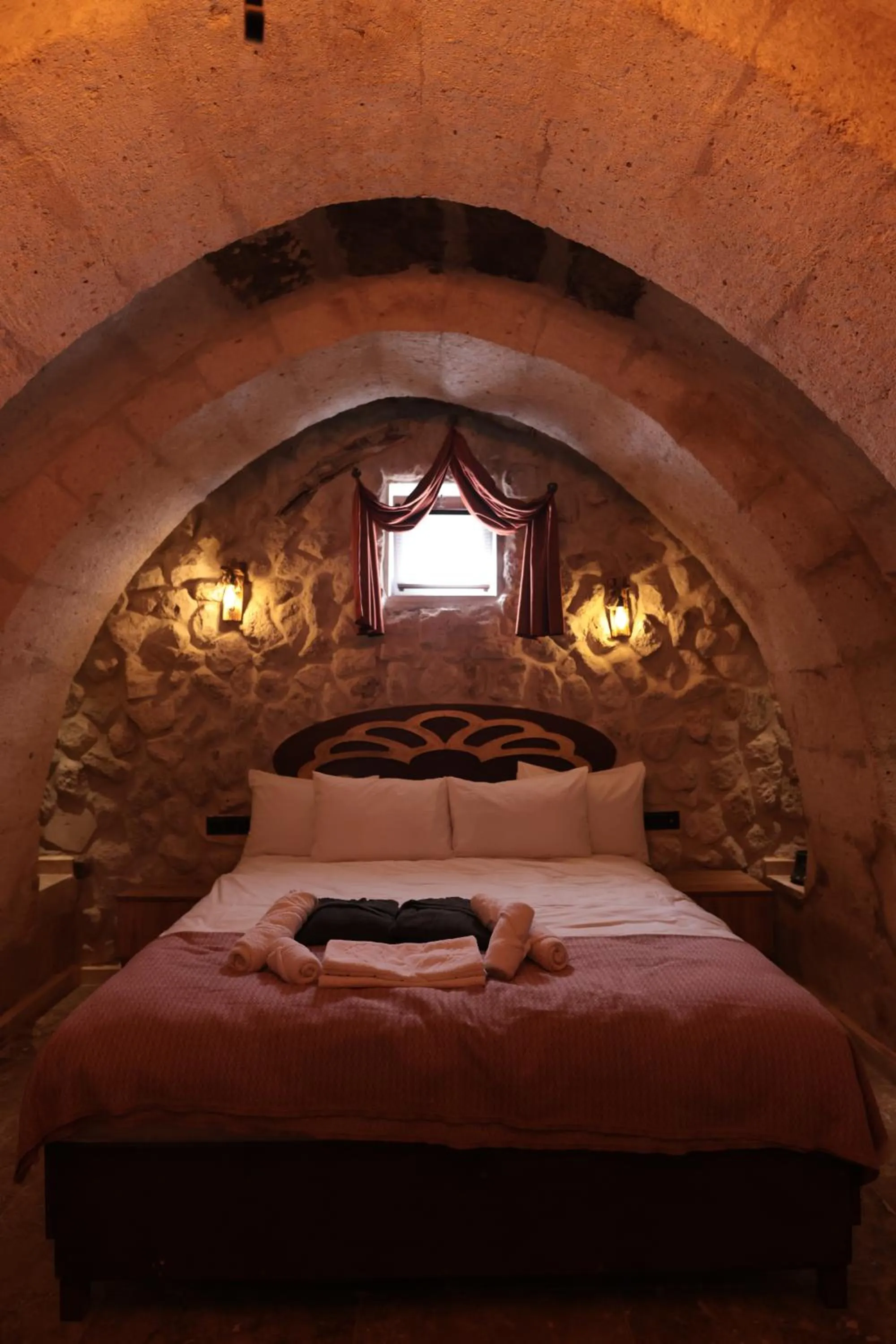Bed in Stone Owl Otel & Restaurant