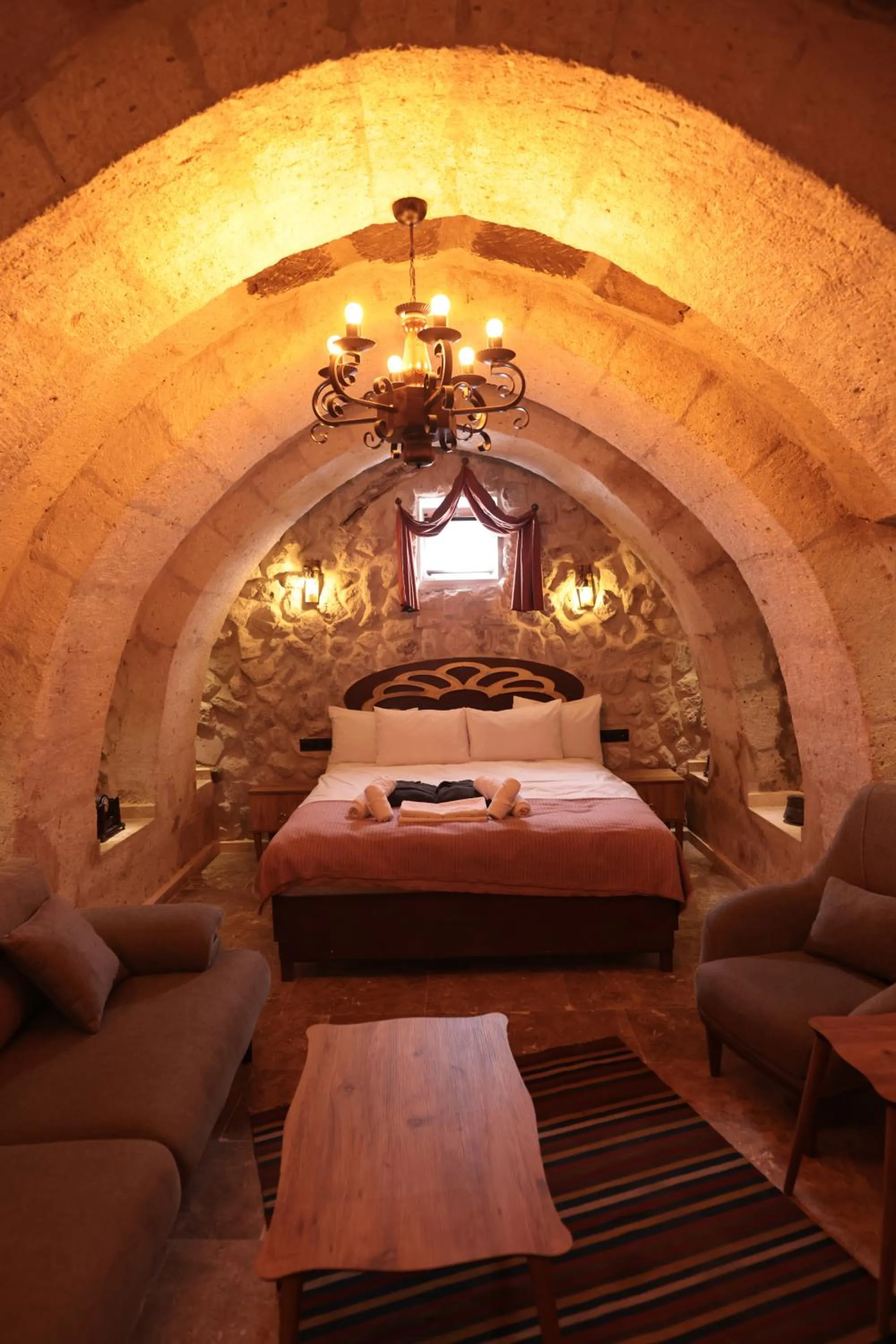 Bed in Stone Owl Otel & Restaurant