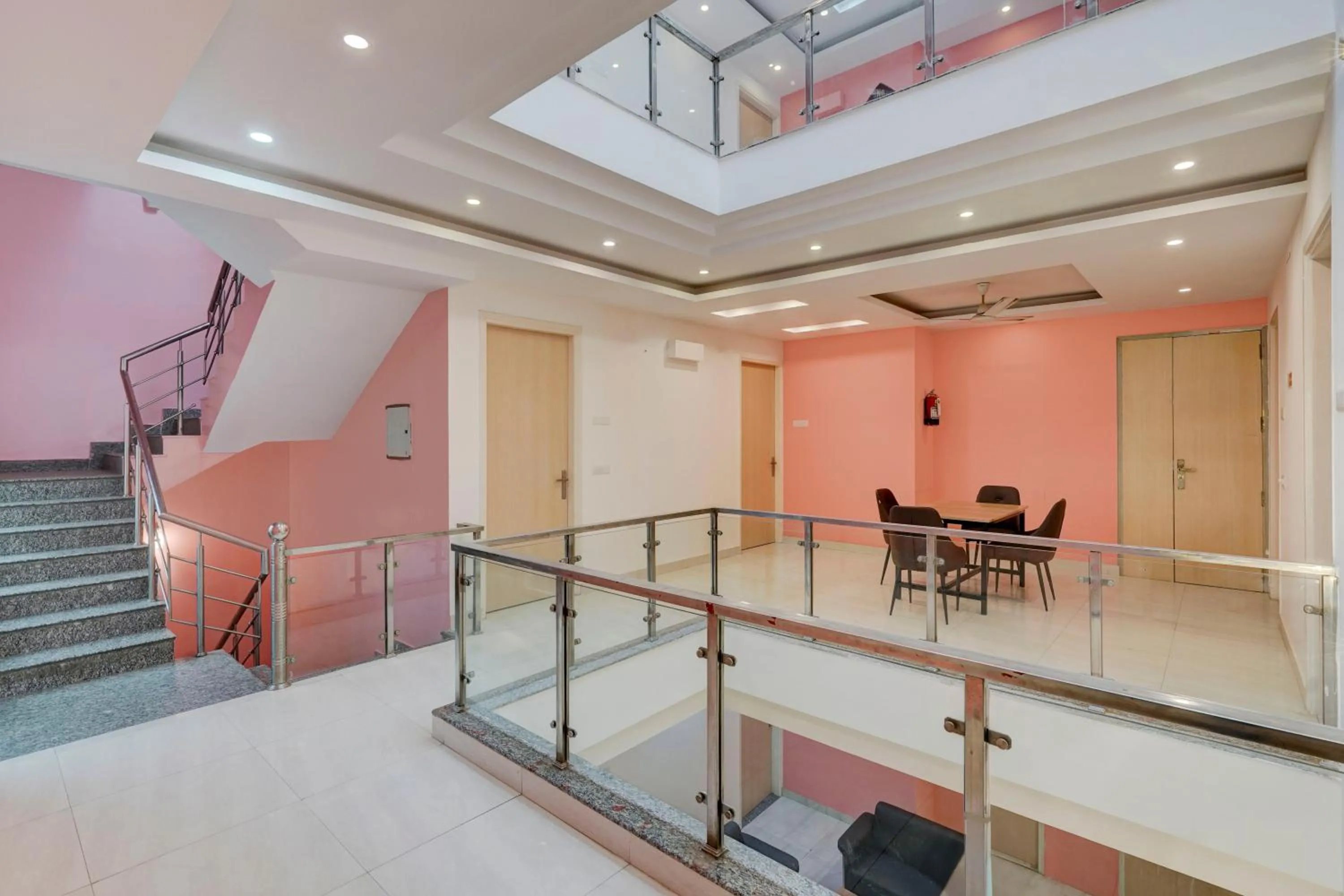 Seating area in The Byke Express Medicity Near Medanta