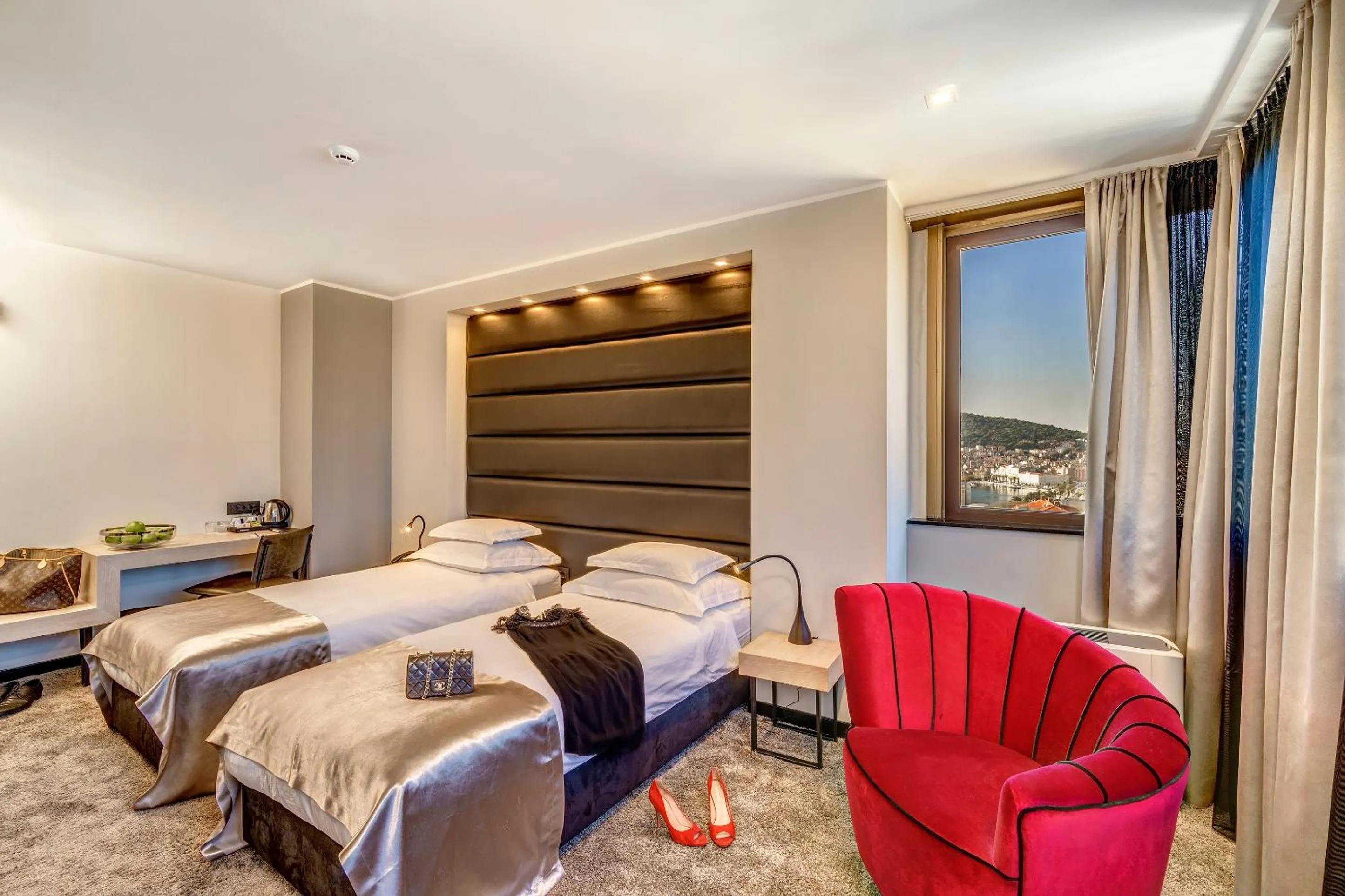 City view, Bed in The View Luxury Rooms