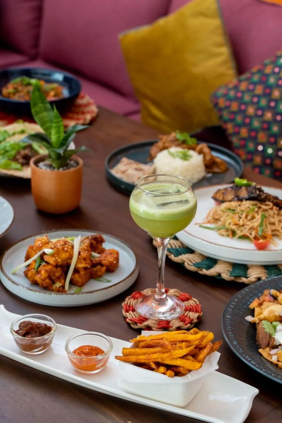 Food and drinks in The Sun House