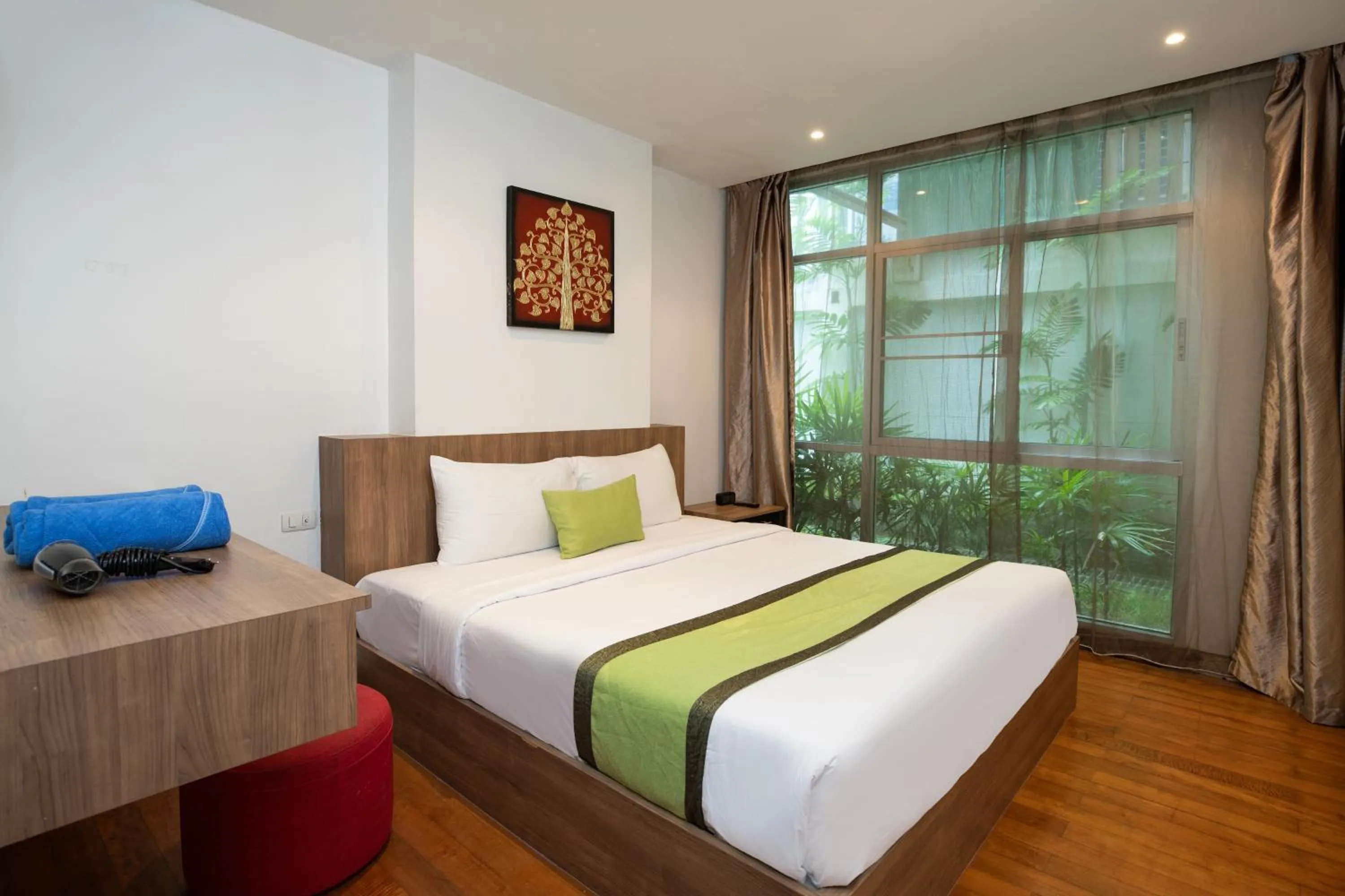 Bed in iCheck inn Residences Patong