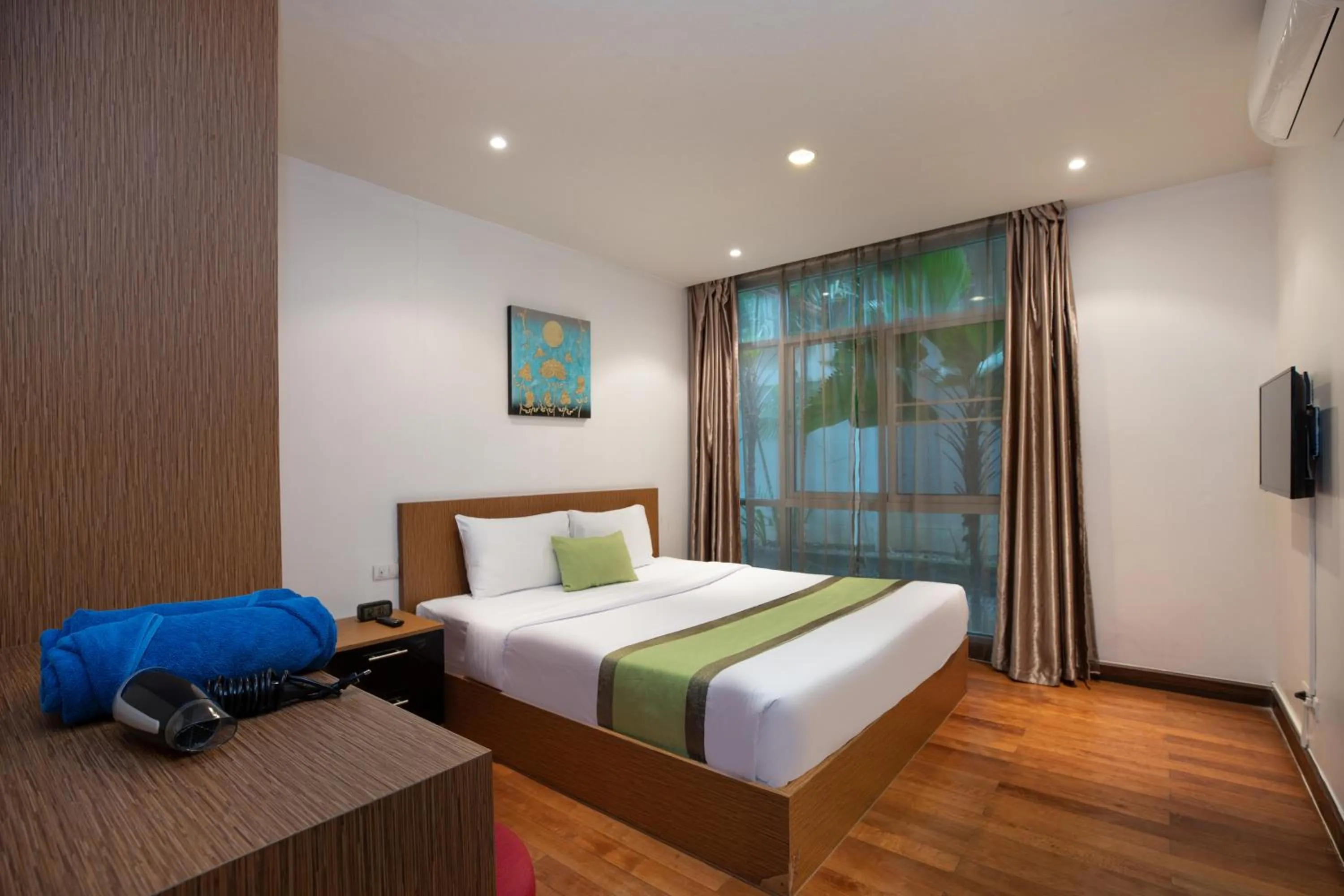 Bed in iCheck inn Residences Patong