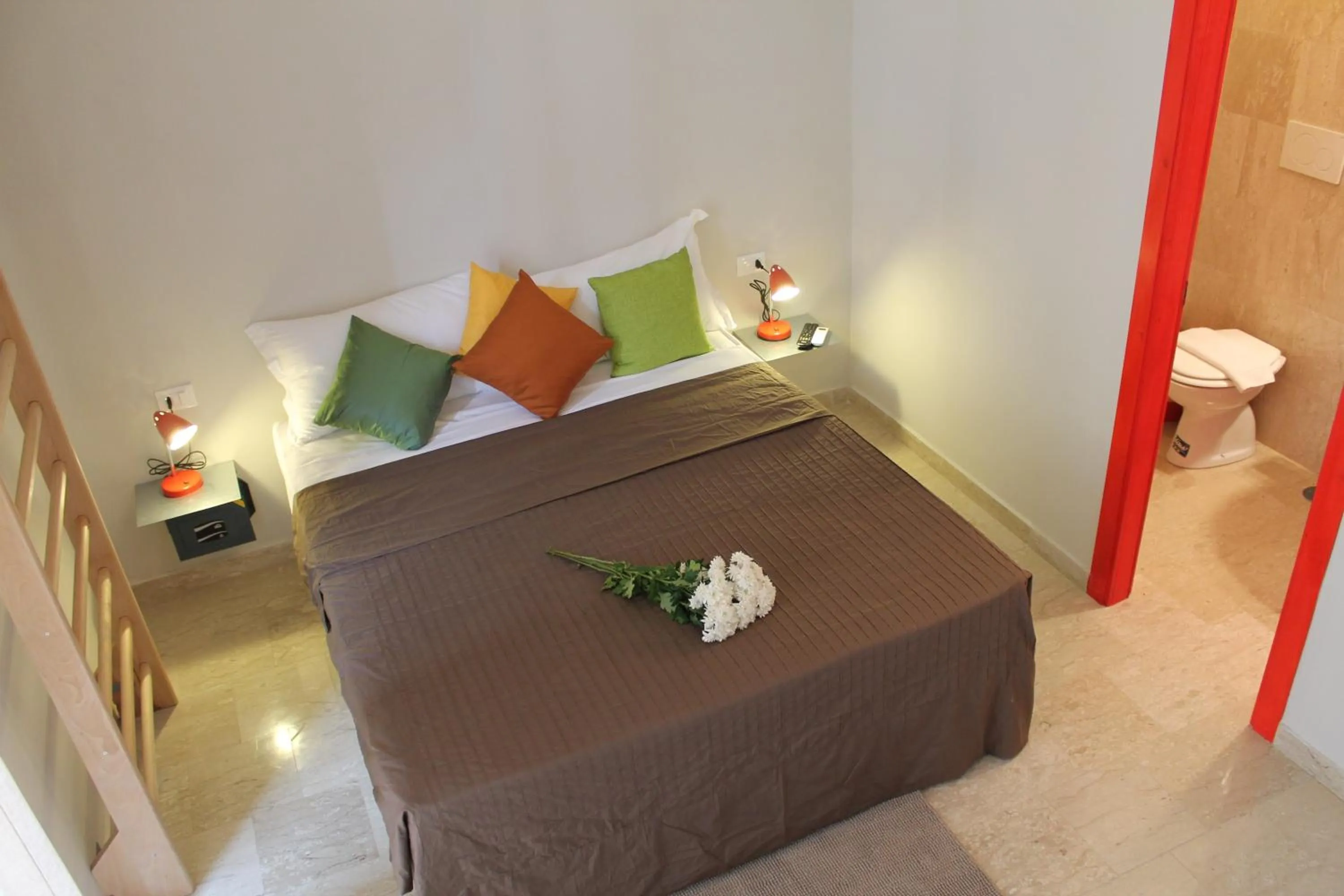 Bed in Roma Art Rooms