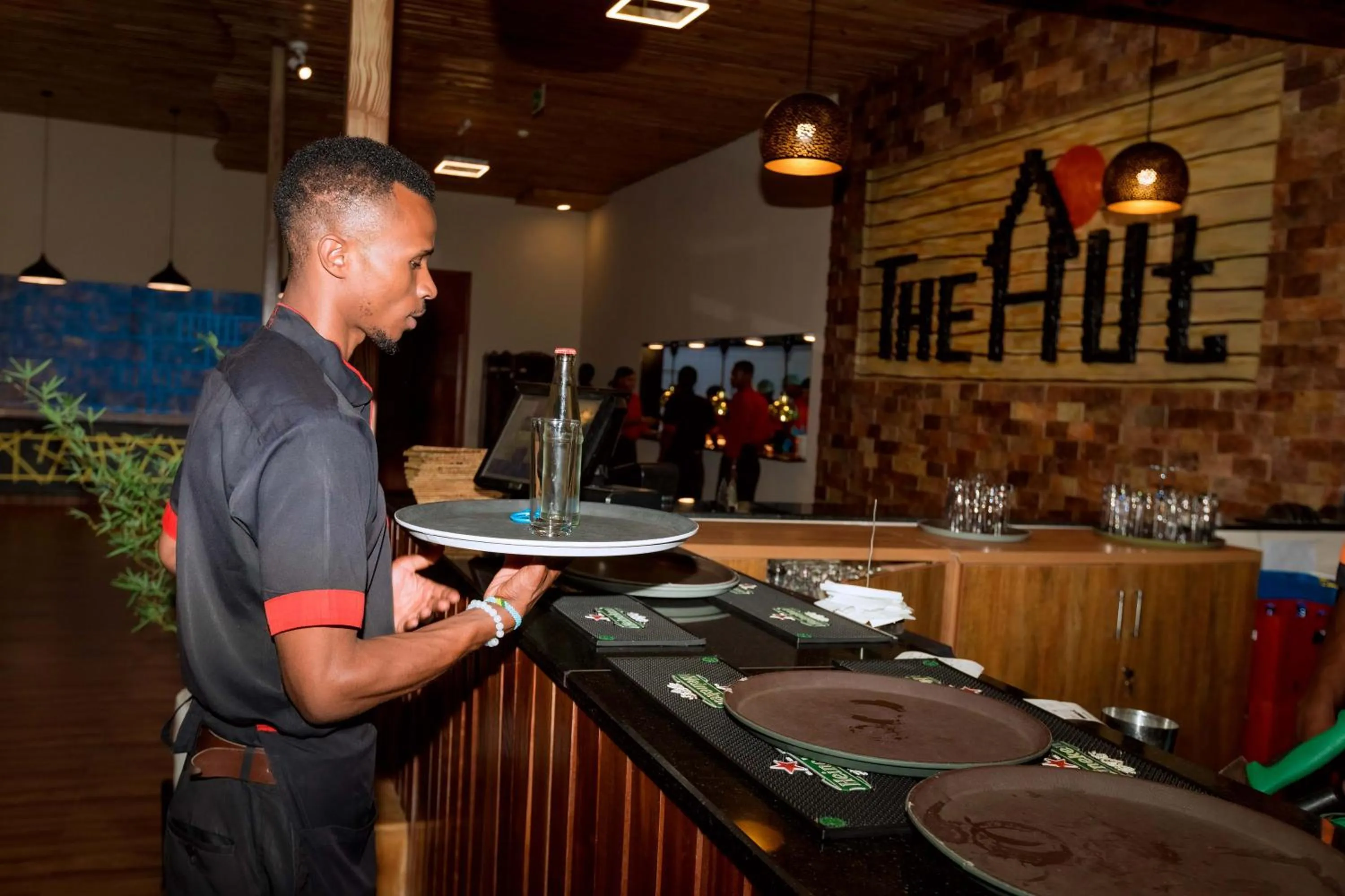 People in The Hut Restaurant & Boutique Hotel