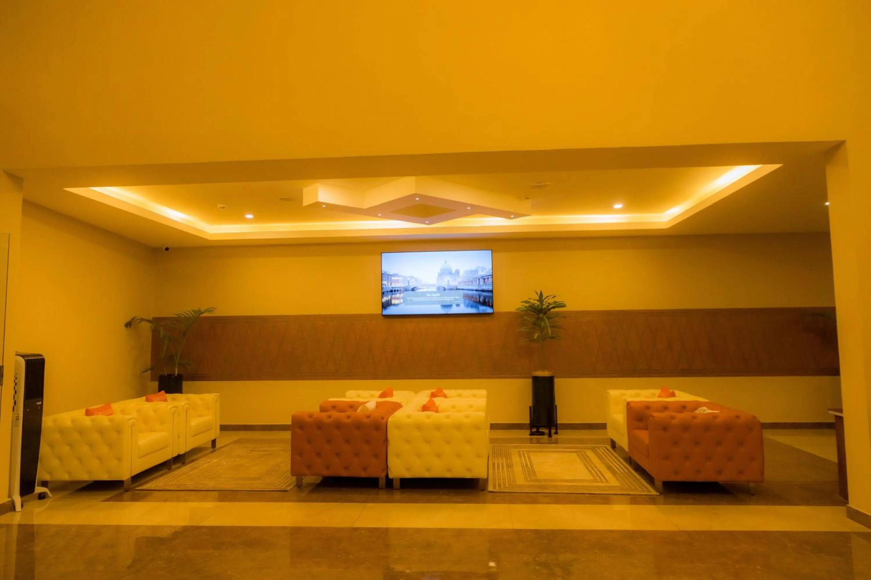 Seating area in The Hut Restaurant & Boutique Hotel