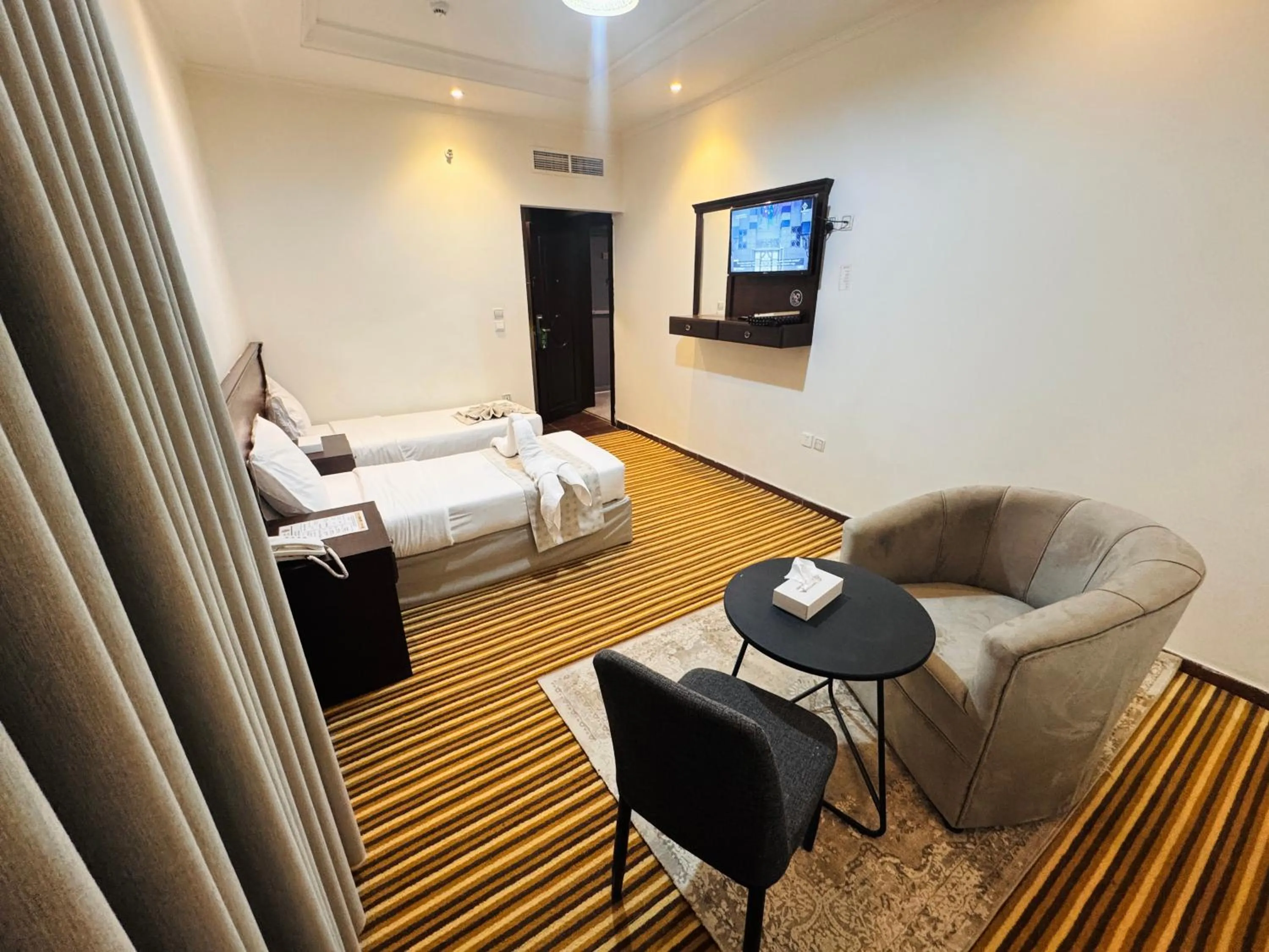 Bed in Cent Al Khair Hotel Makkah