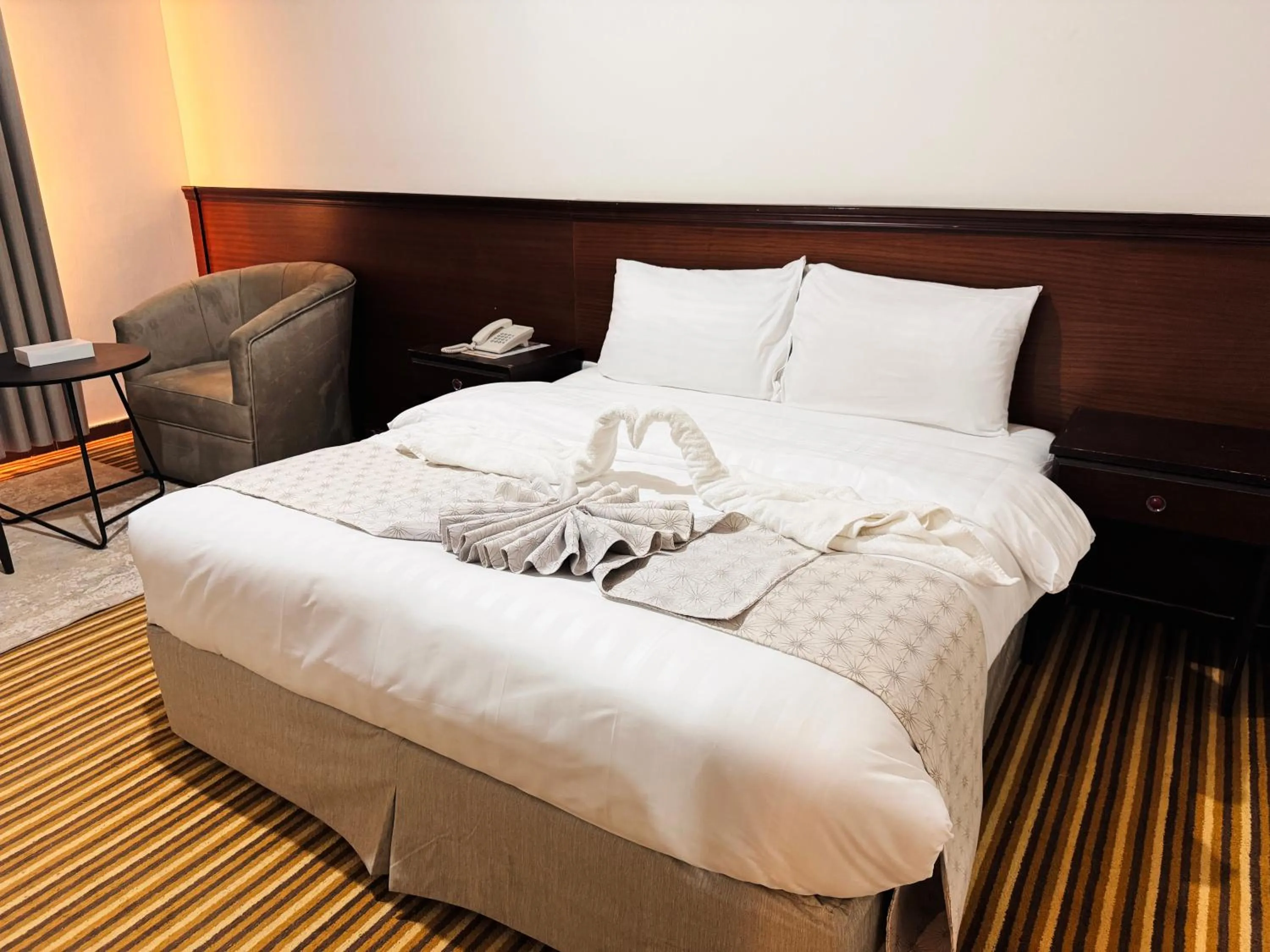 Bed in Cent Al Khair Hotel Makkah