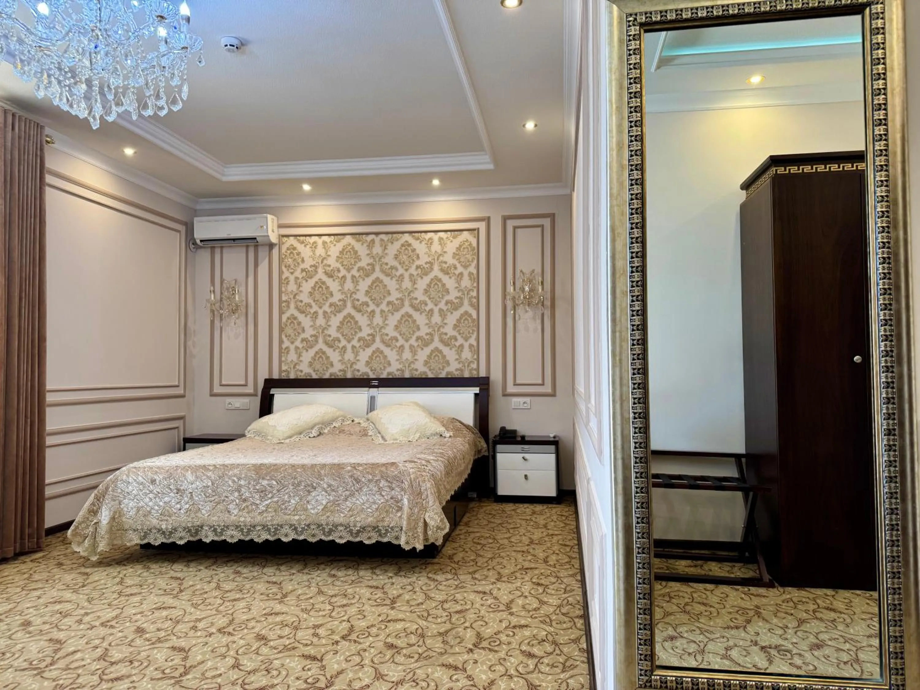 Bed in EmirHan Hotel