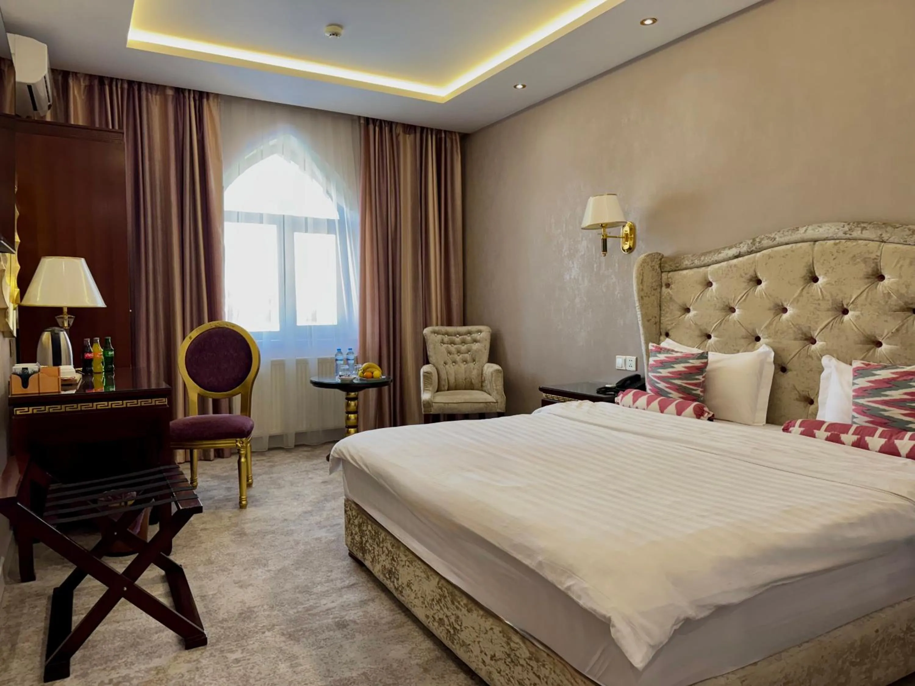Bed in EmirHan Hotel