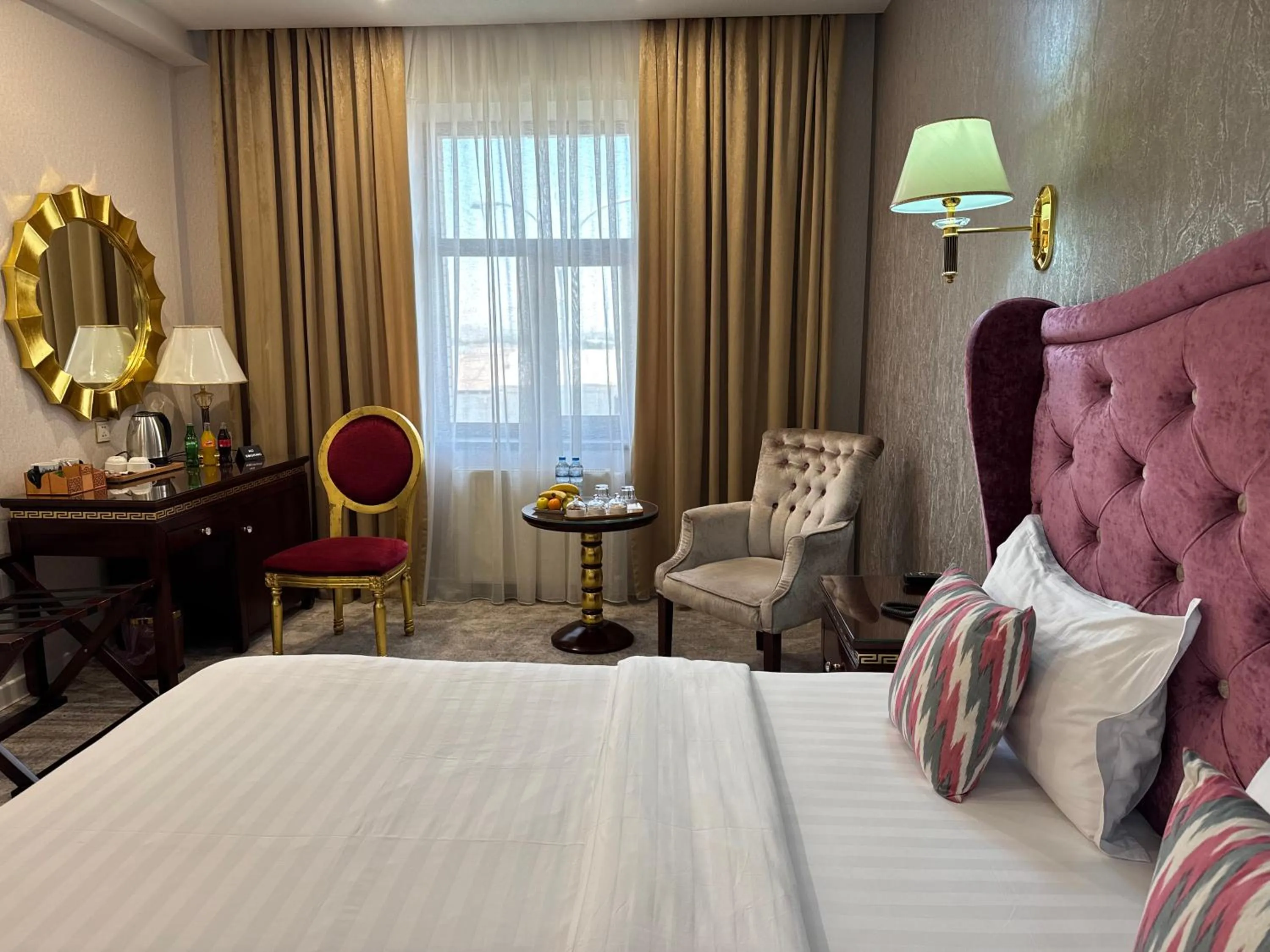 Bed in EmirHan Hotel