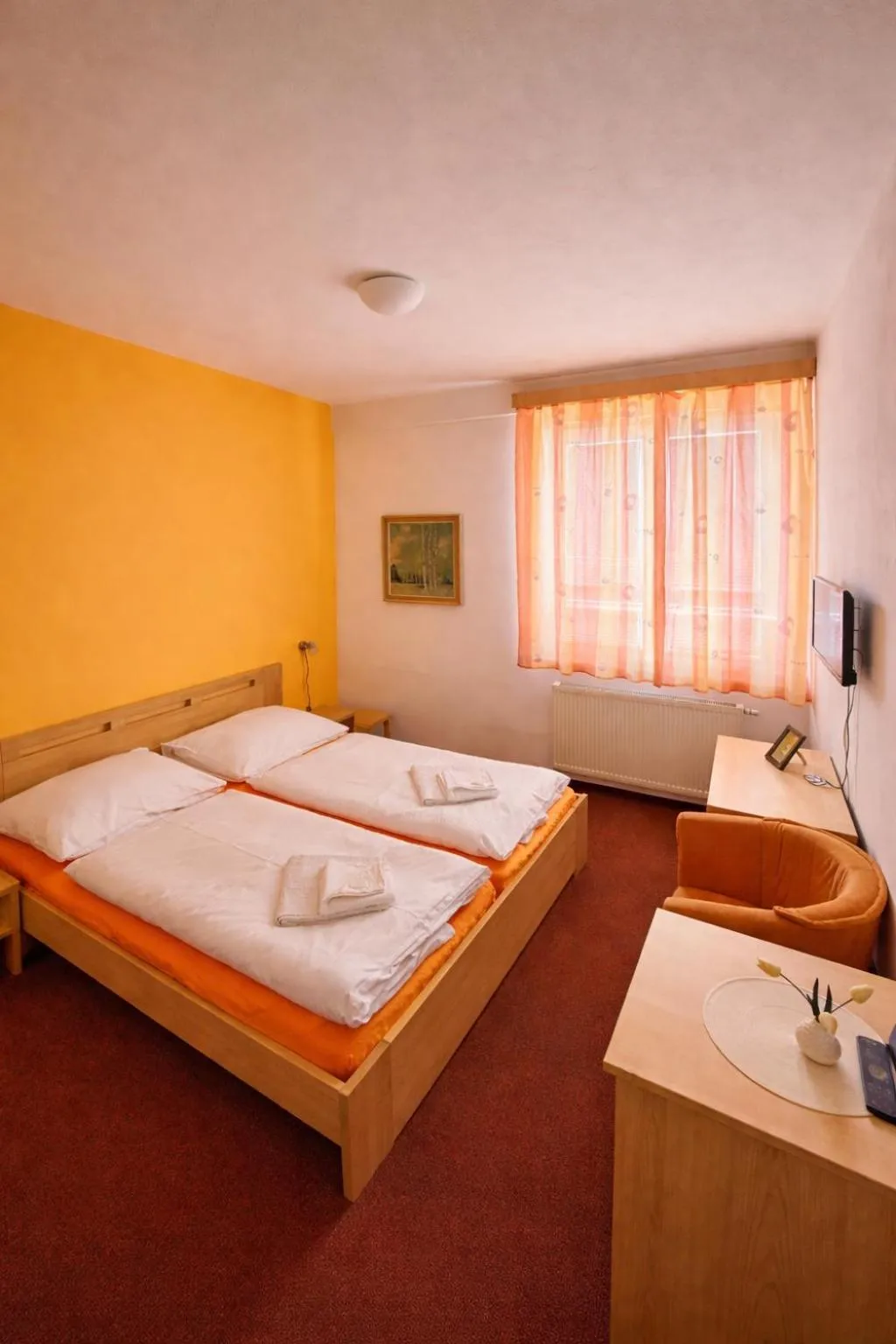 Bed in hotel Sádek