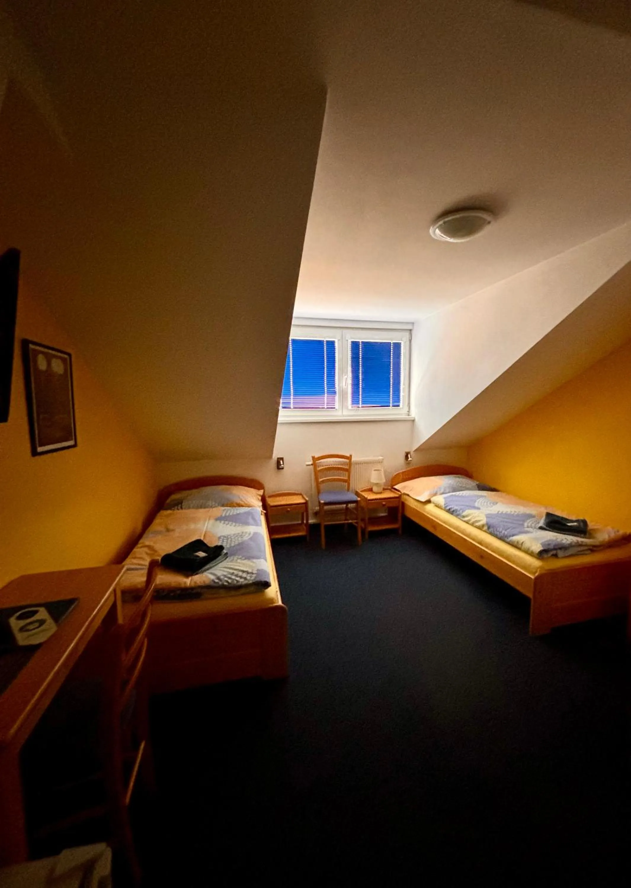Bed in hotel Sádek