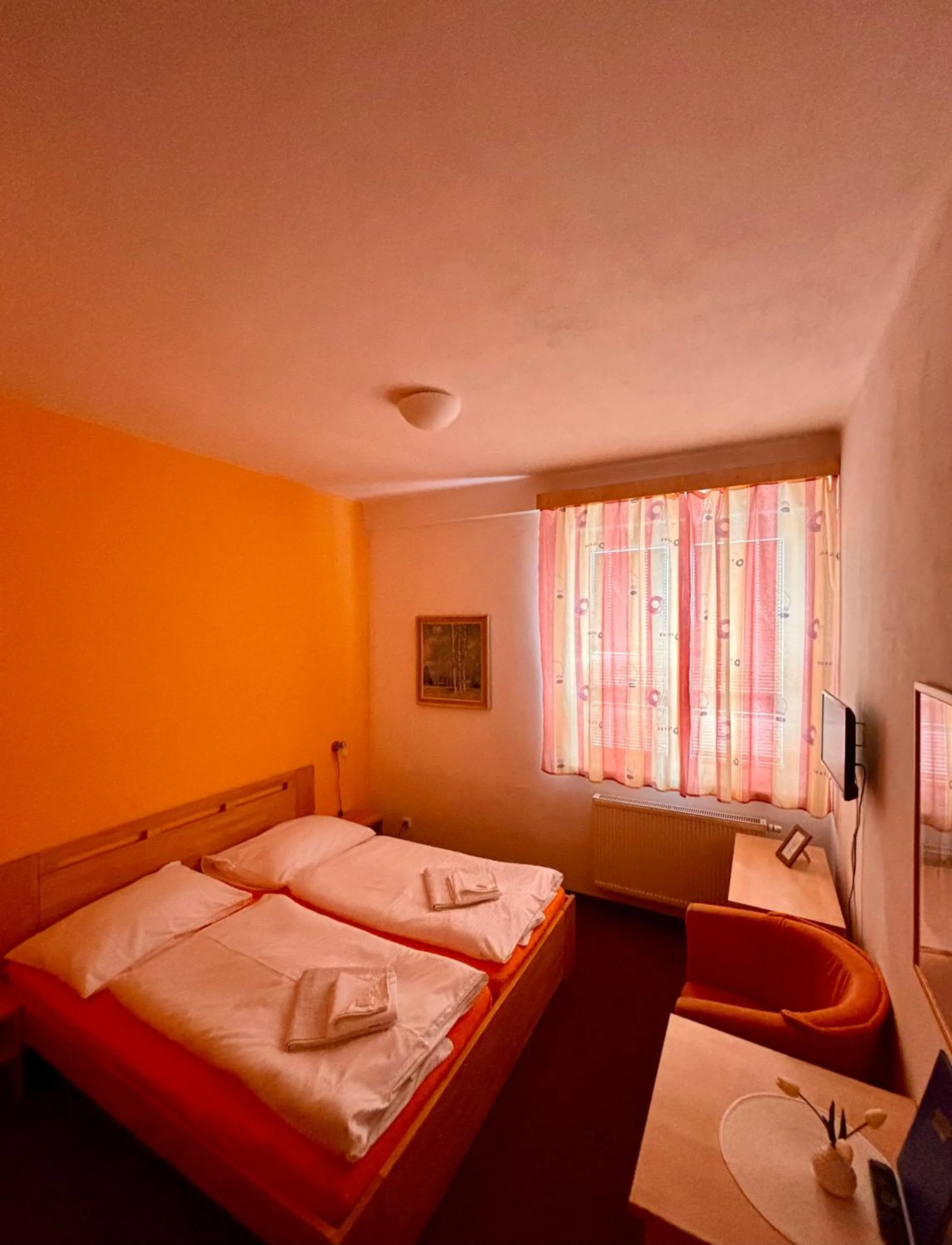 Bed in hotel Sádek