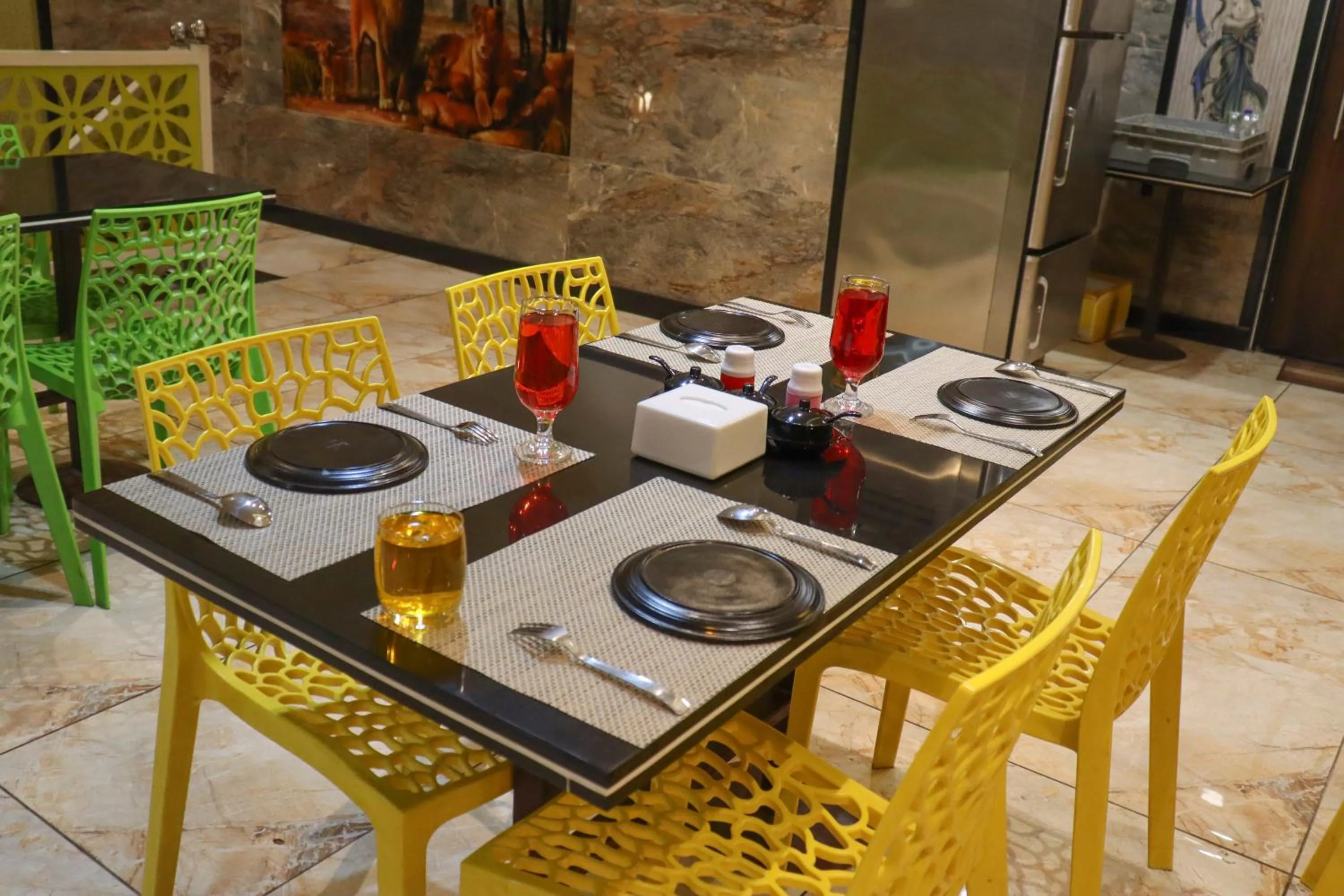 Dining area in Hotel Garuda Executive Latur