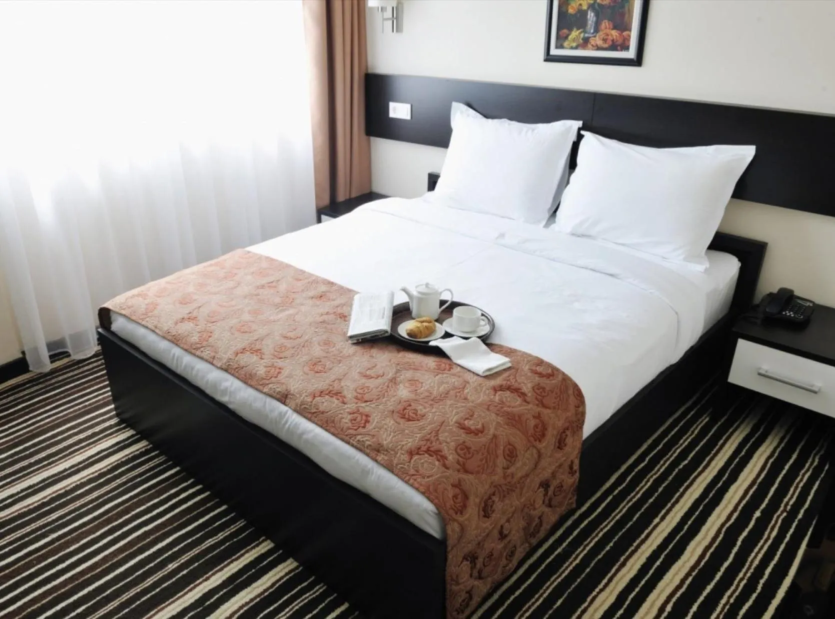 Bed in Hotel Garuda Executive Latur