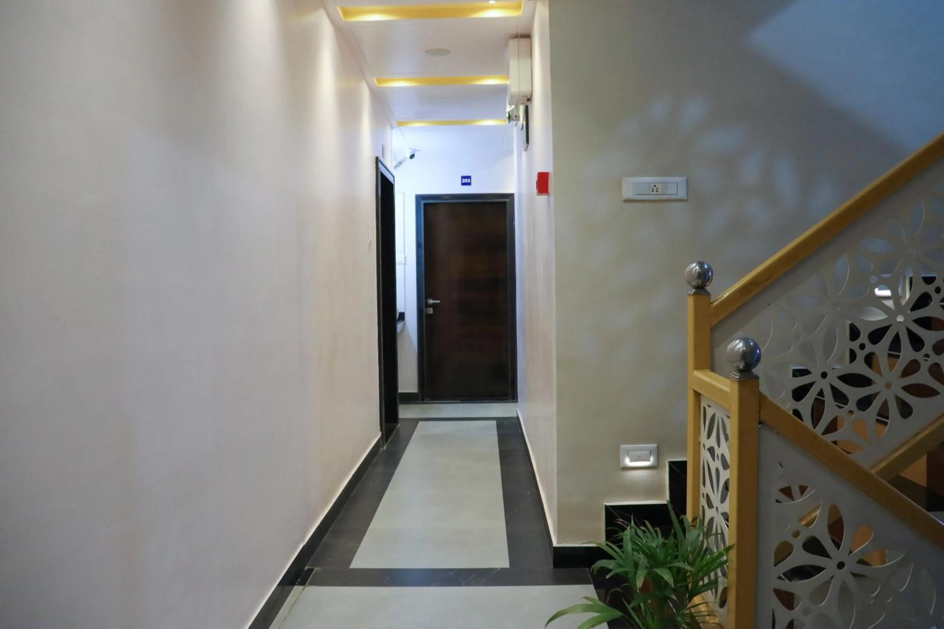 Lobby or reception in Hotel Garuda Executive Latur