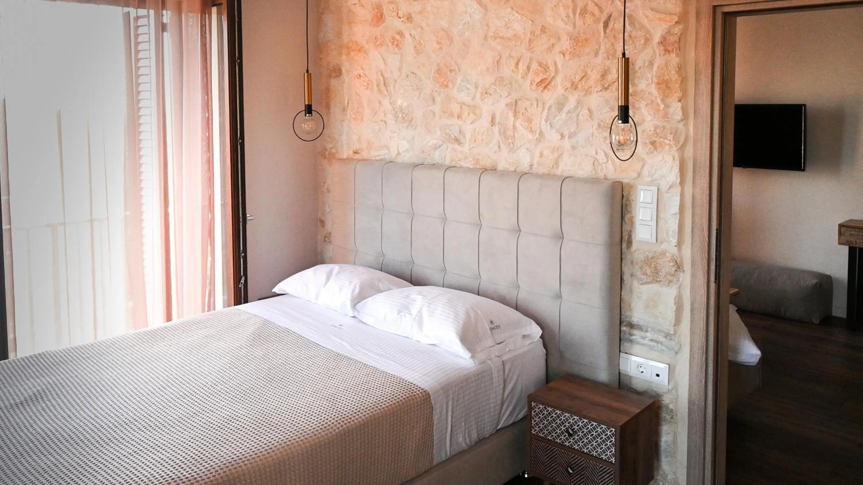 Bedroom, Bed in Komody Apartments