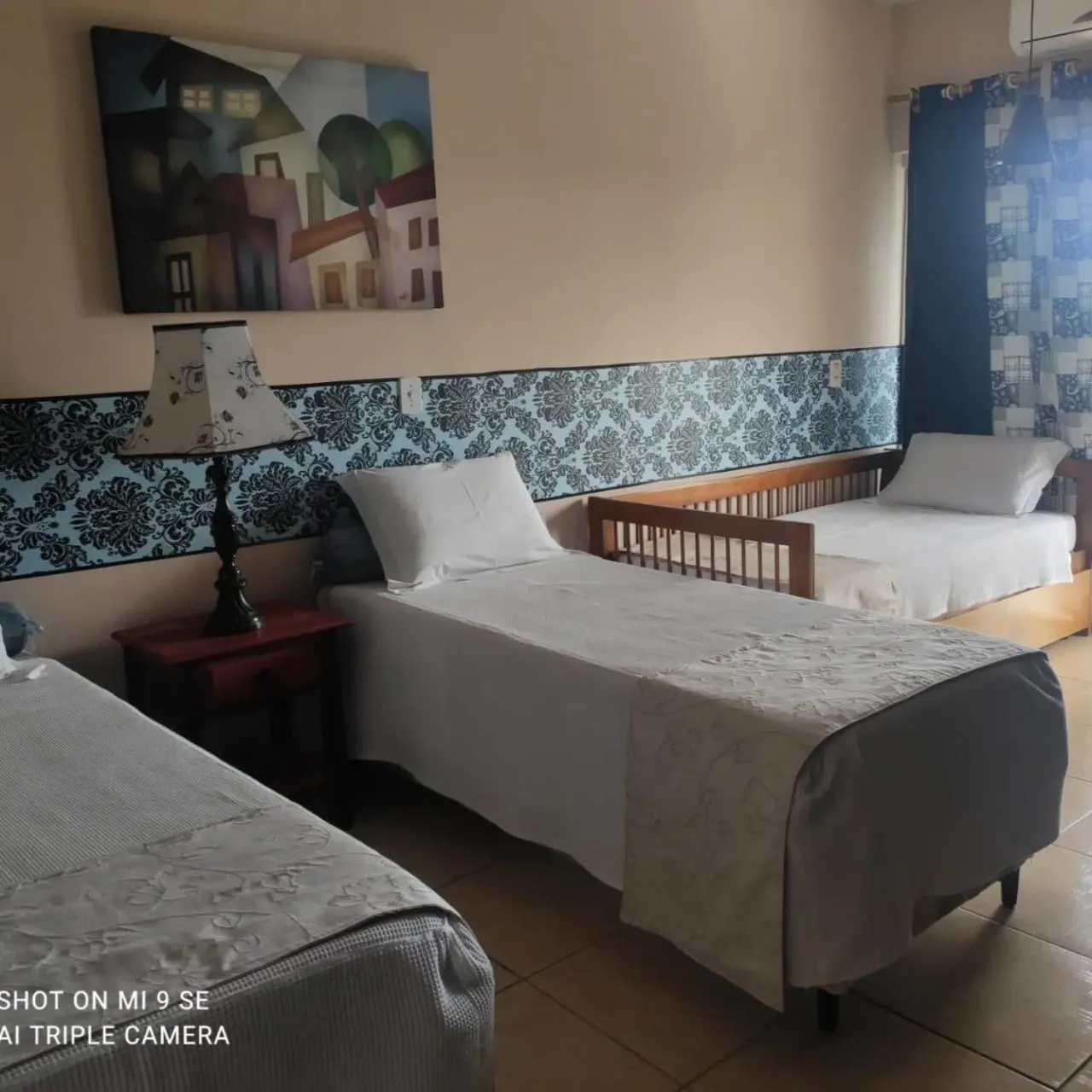 Bed in Pousada São João Batista